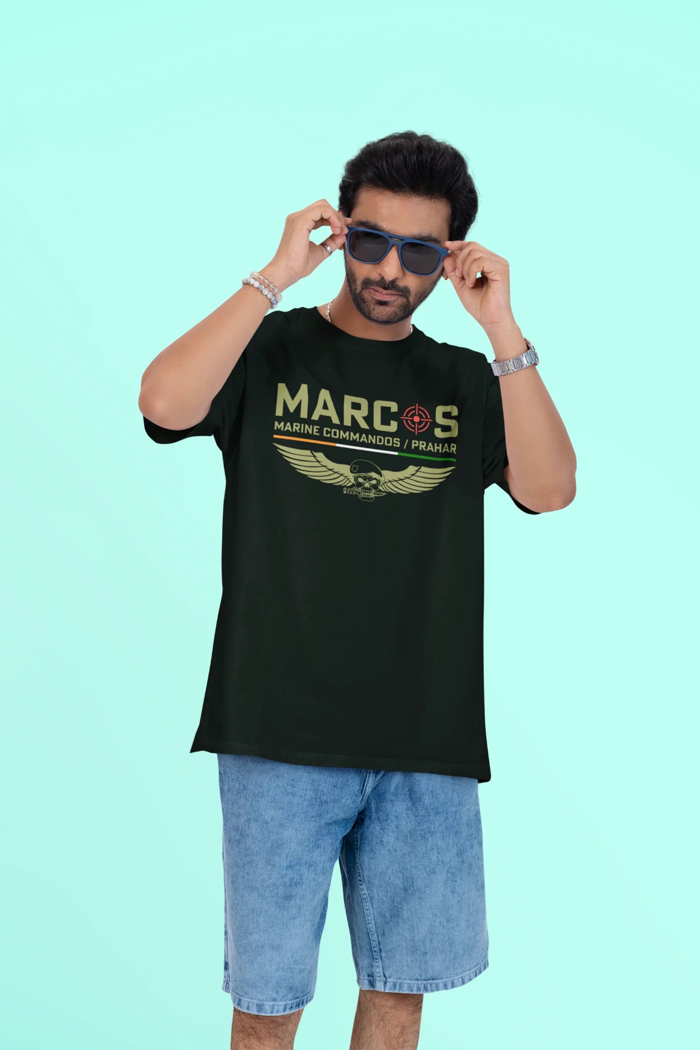 MARCOS Marine Commandos Oversized T-Shirt