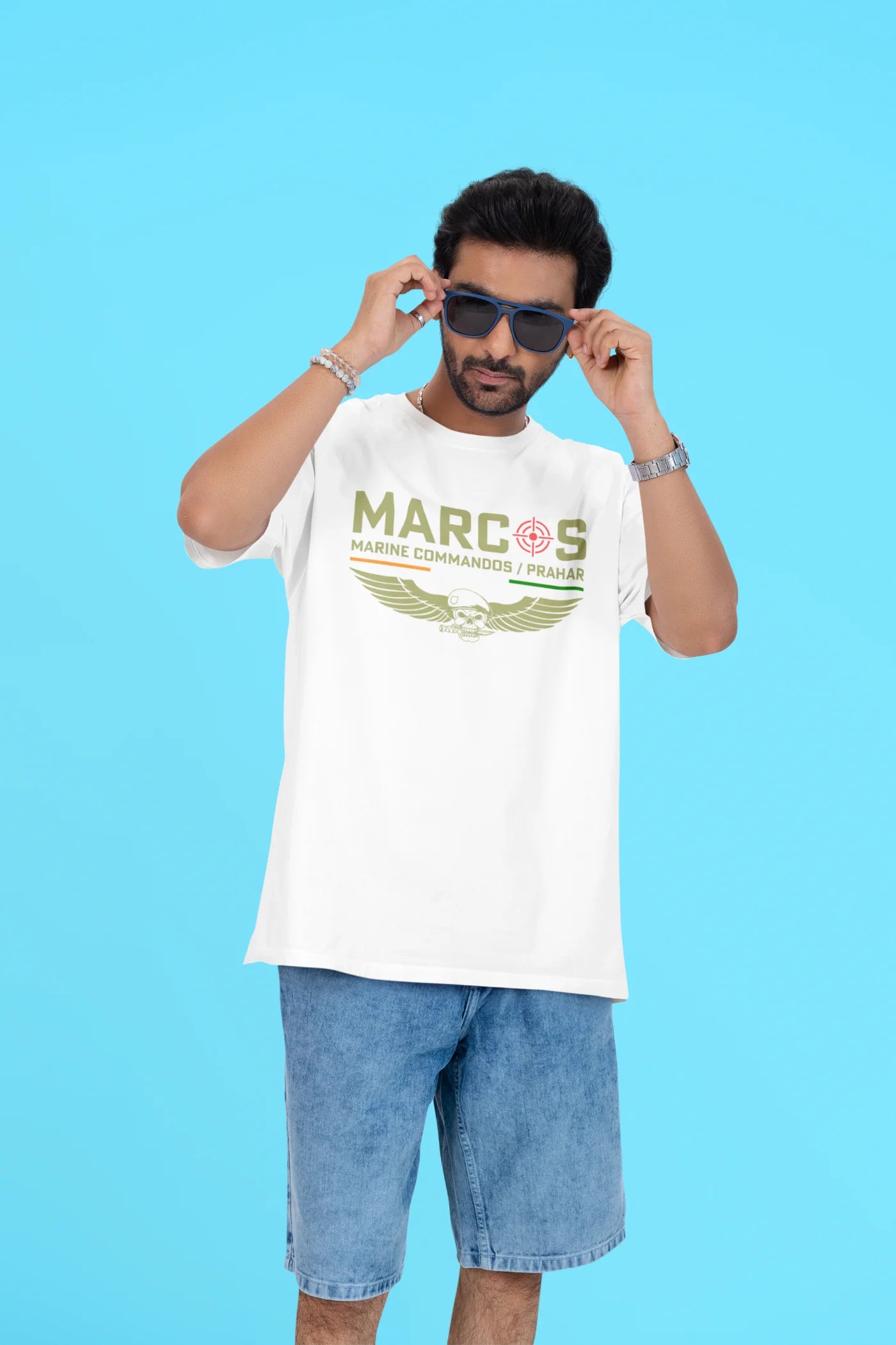 MARCOS Marine Commandos Oversized T-Shirt