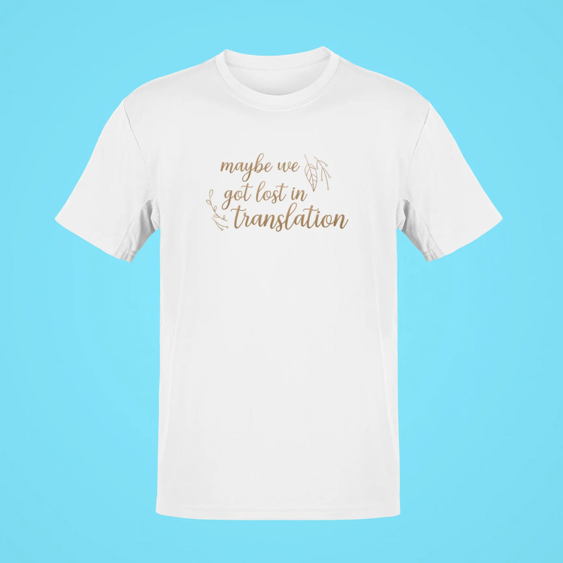 maybe we got lost in translation oversized t shirt black
