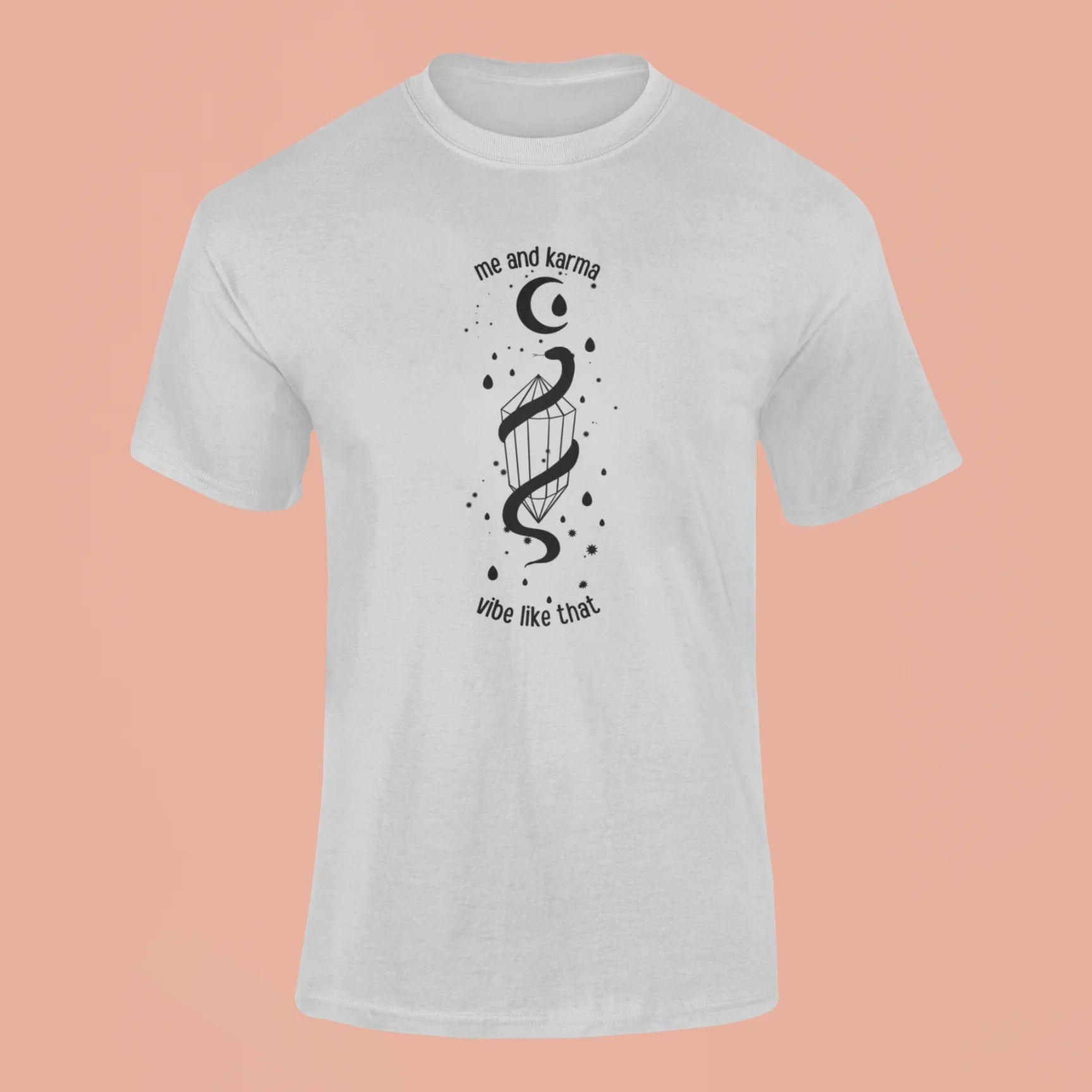 me and karma vibe like that t shirt 2 grey