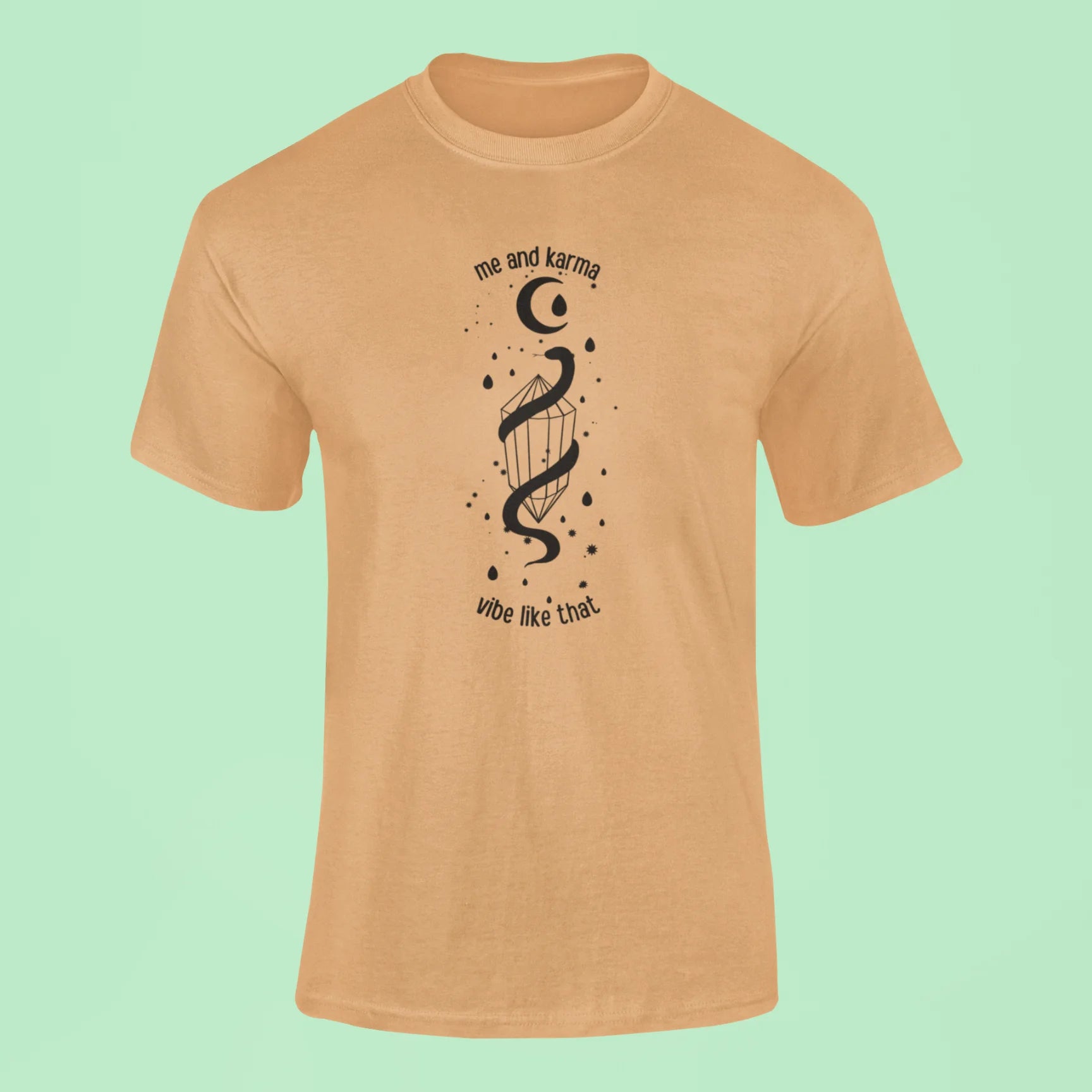 me and karma vibe like that t shirt 2 mustard yellow