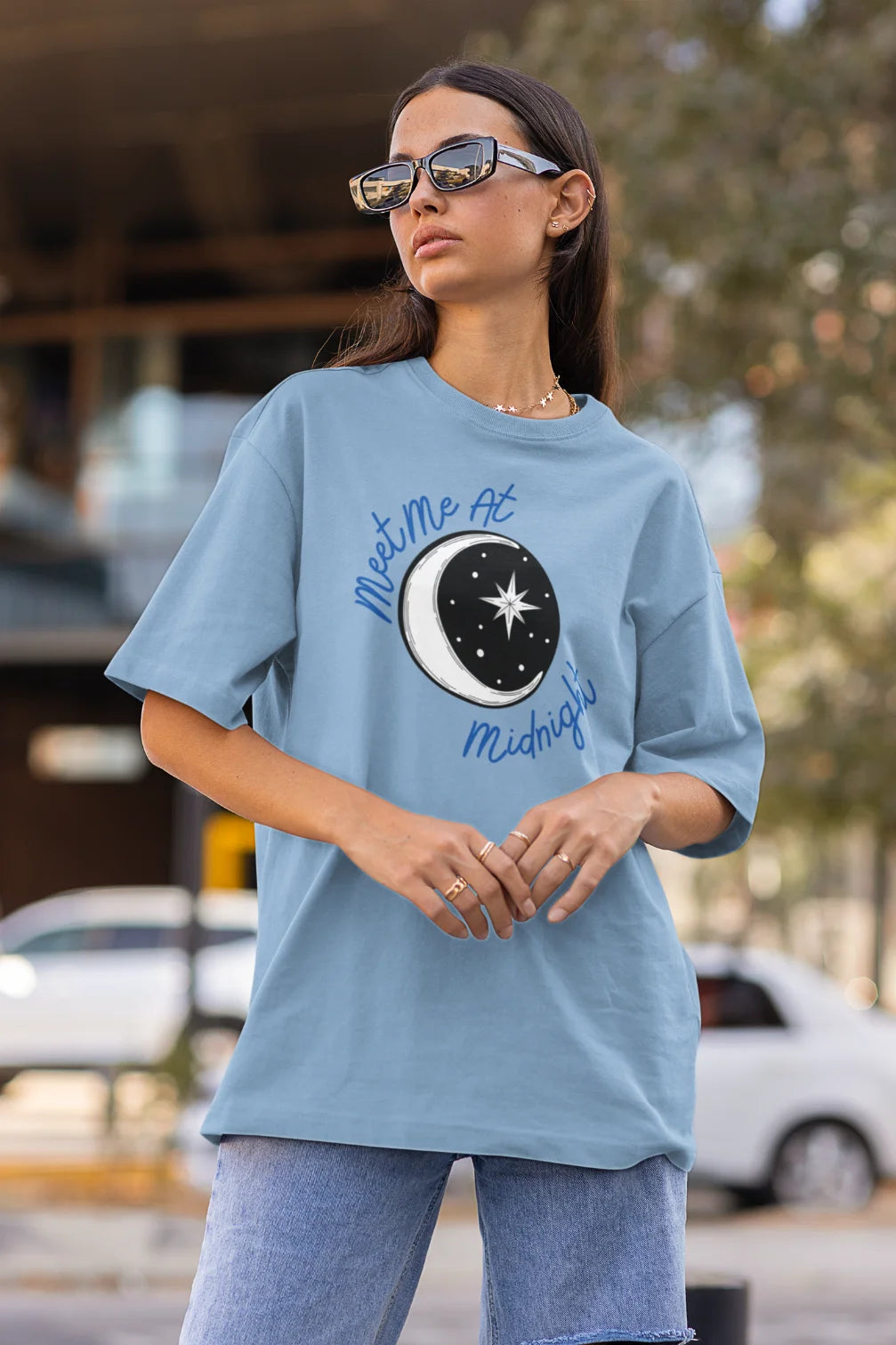 Meet me at midnight Ovesized T-Shirt