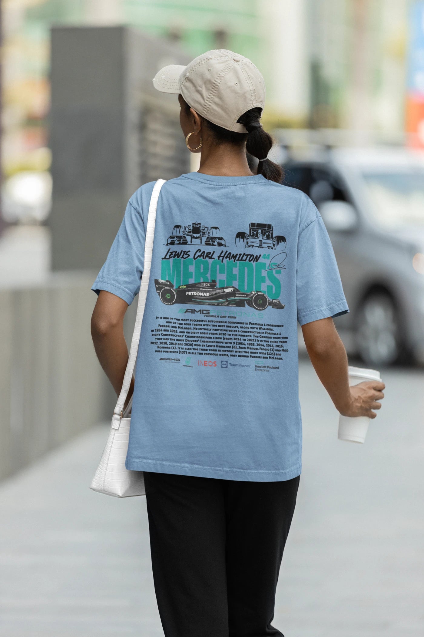 Mercedes F1 Team oversized T-shirt