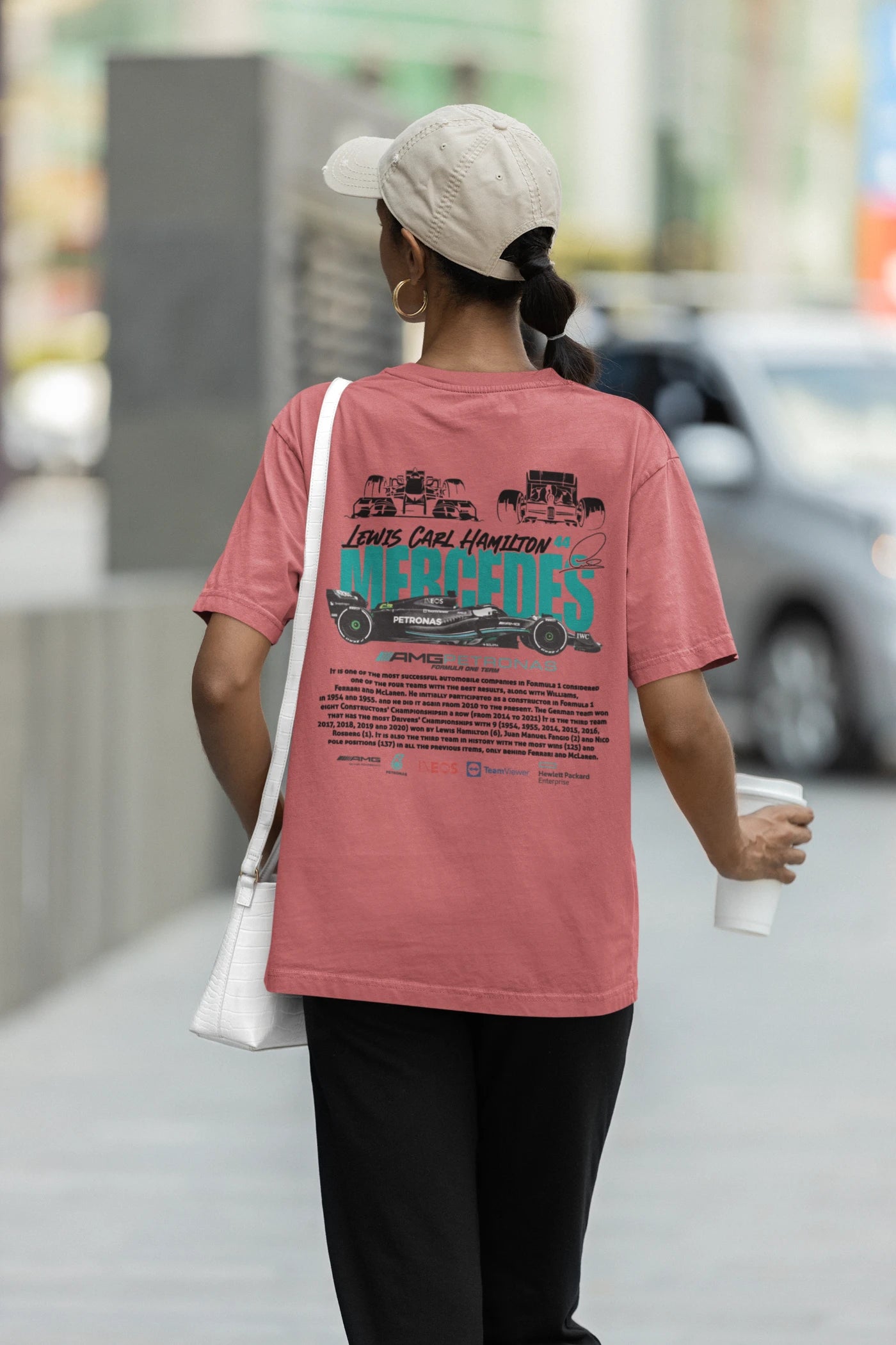 Mercedes F1 Team oversized T-shirt