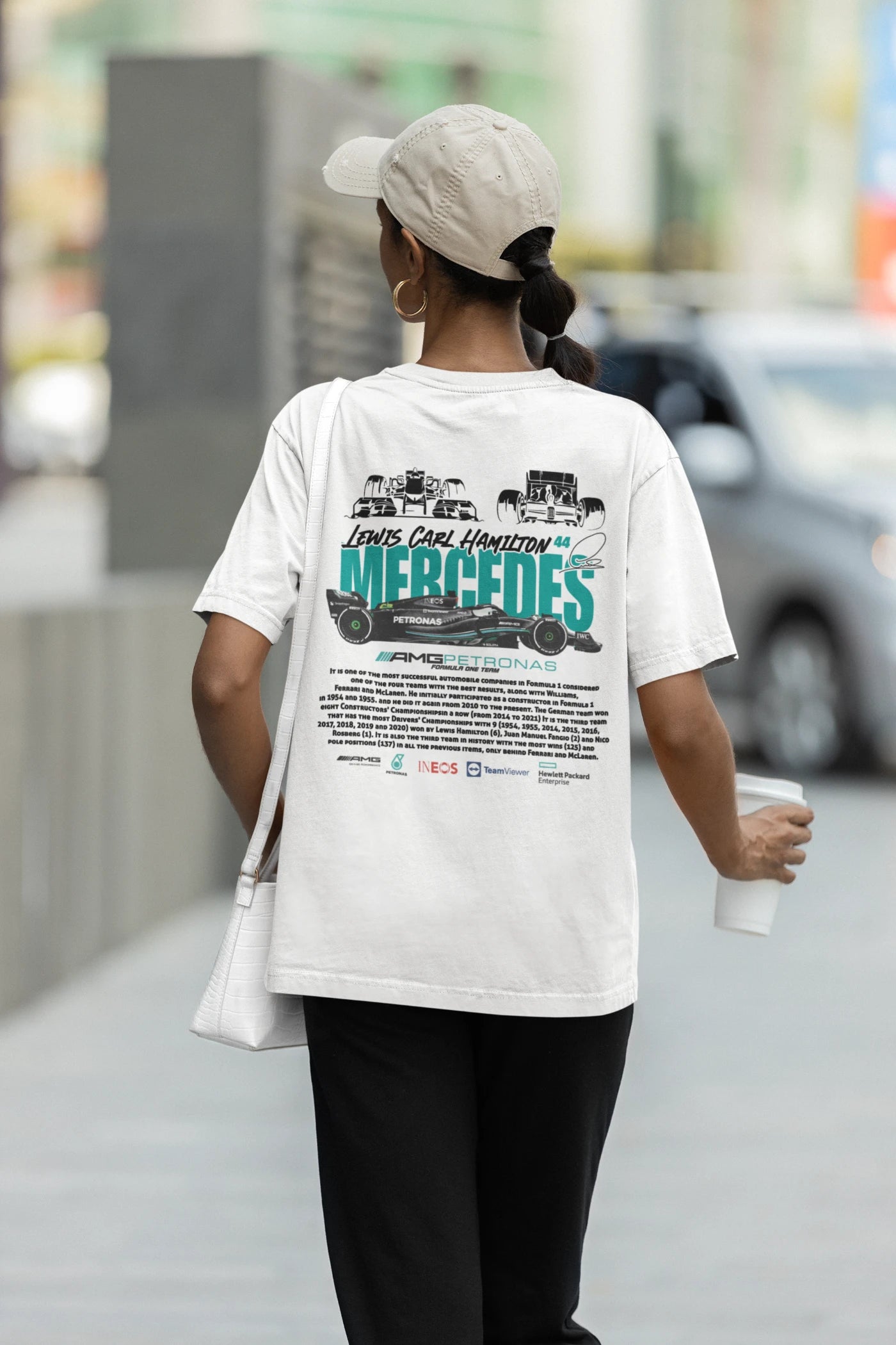 Mercedes F1 Team oversized T-shirt