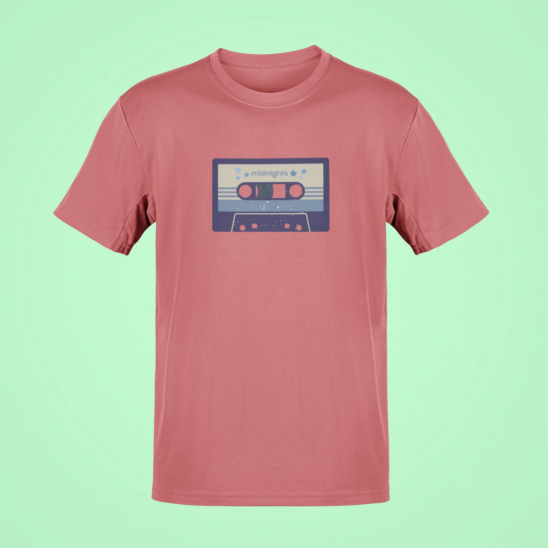 midnights album cassette oversized t shirt white