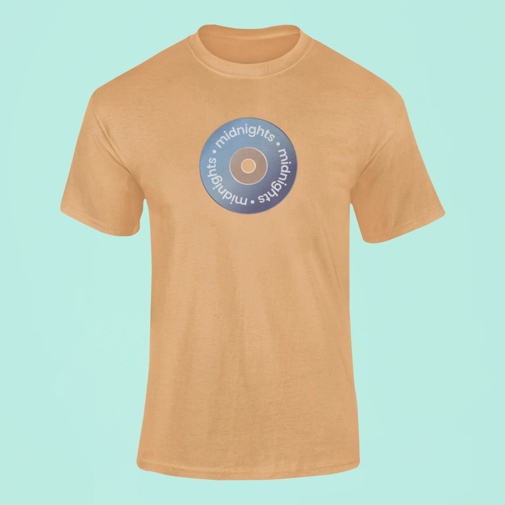 midnights album cassette t shirt 2 mustard yellow