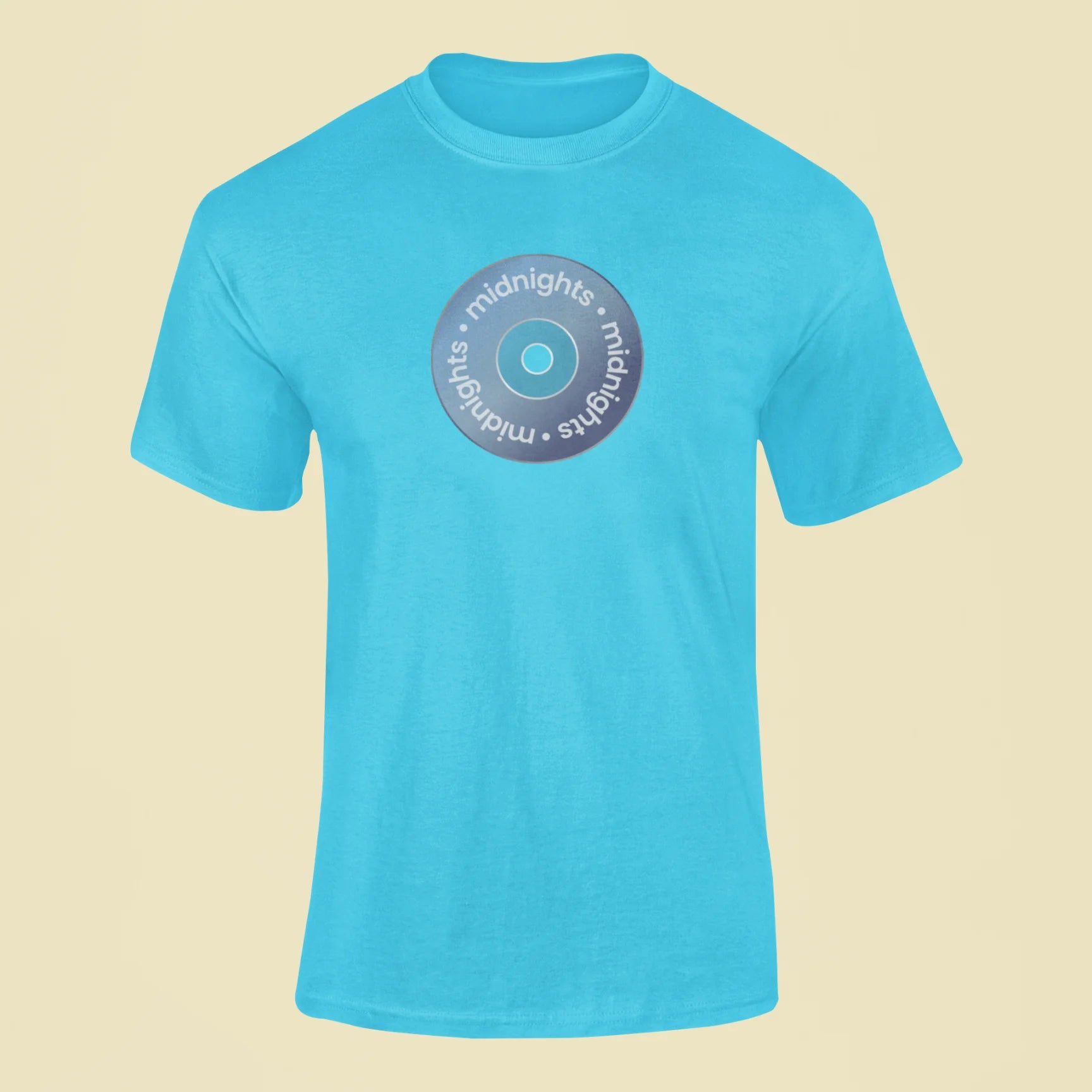 midnights album cassette t shirt 2 sky blue
