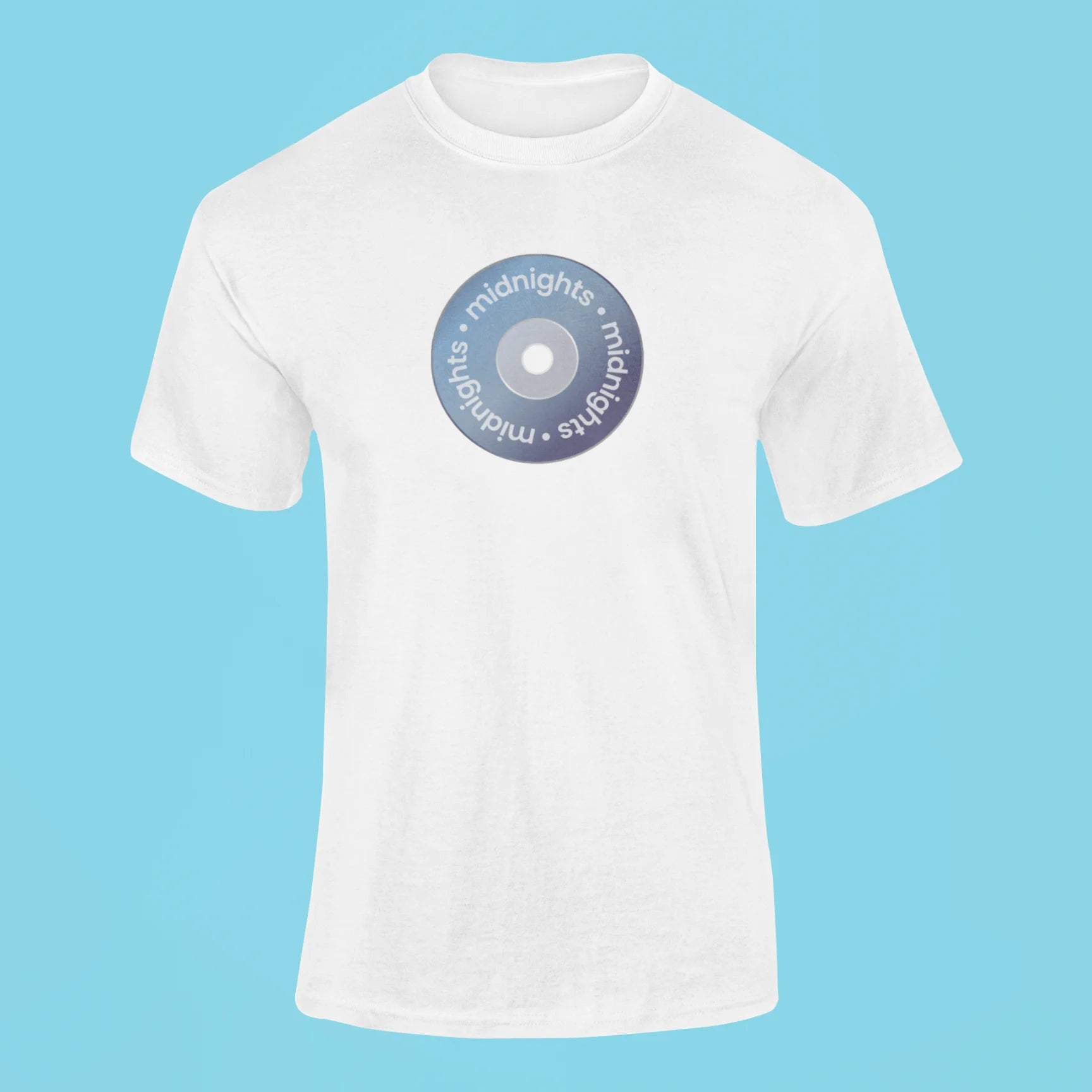 midnights album cassette t shirt 2 white