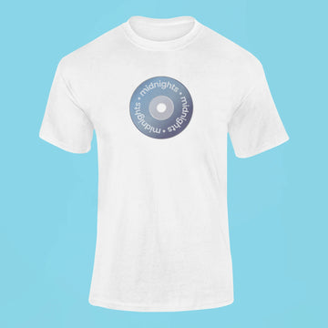 midnights album cassette t shirt 2 white