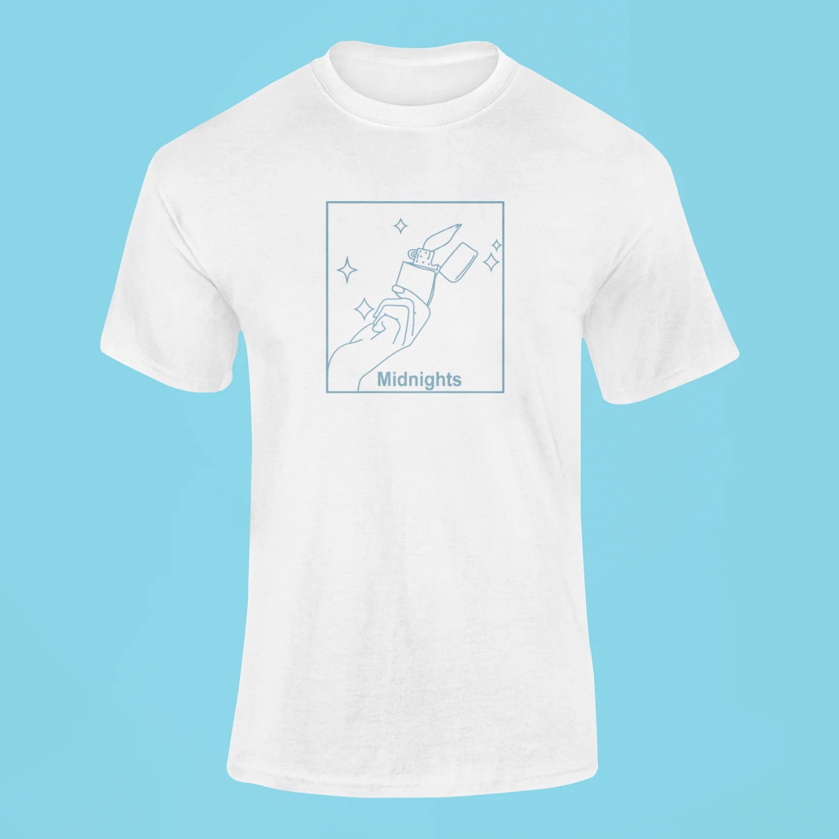 midnights lighter t shirt white