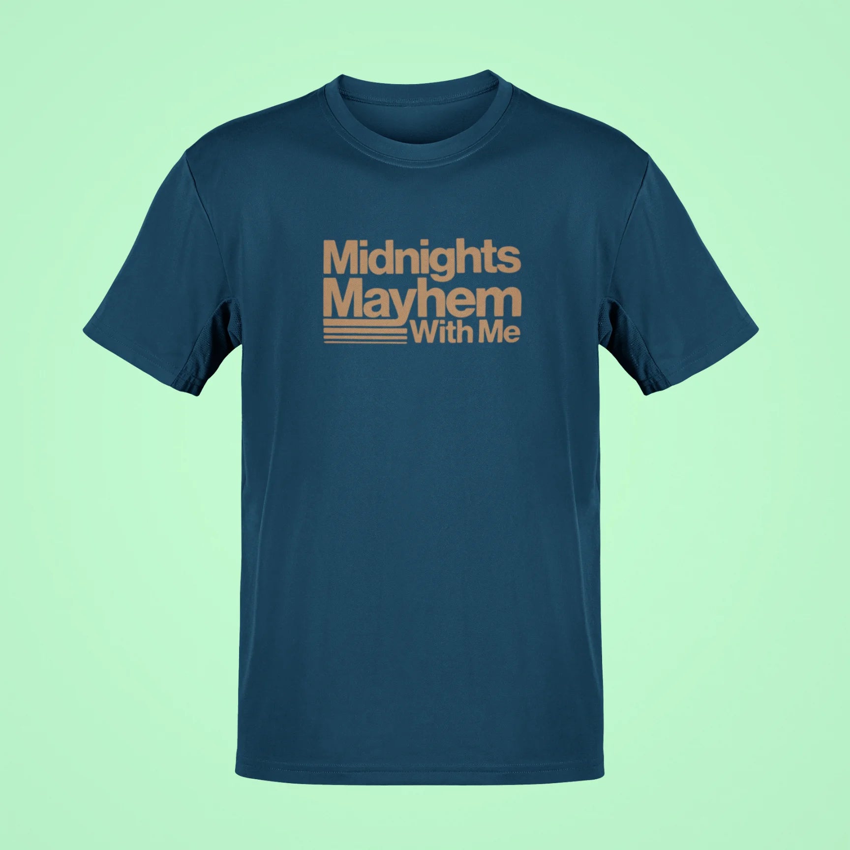 midnights mayhem with me oversized t shirt navy blue