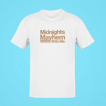 midnights mayhem with me oversized t shirt white
