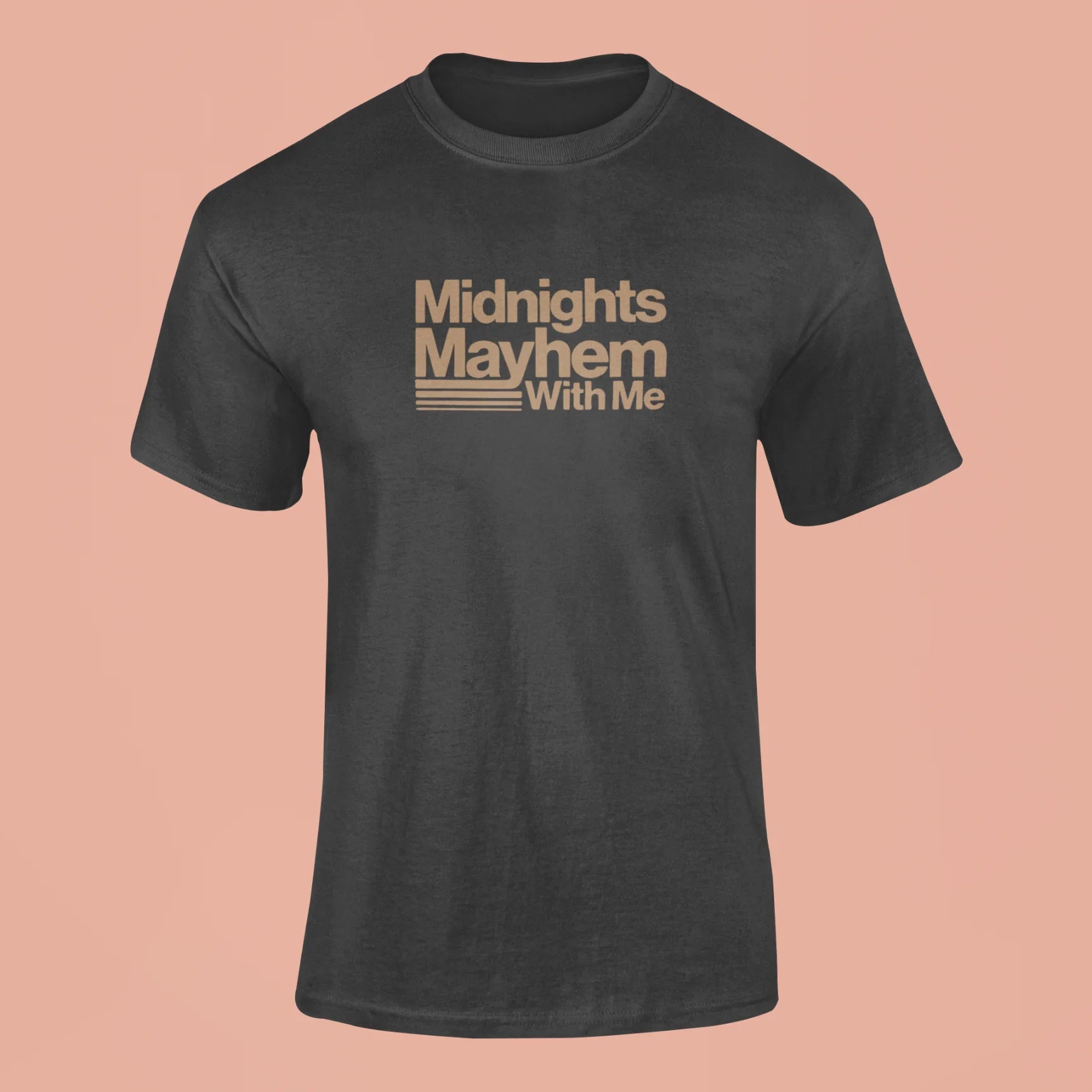 midnights mayhem with me t shirt black