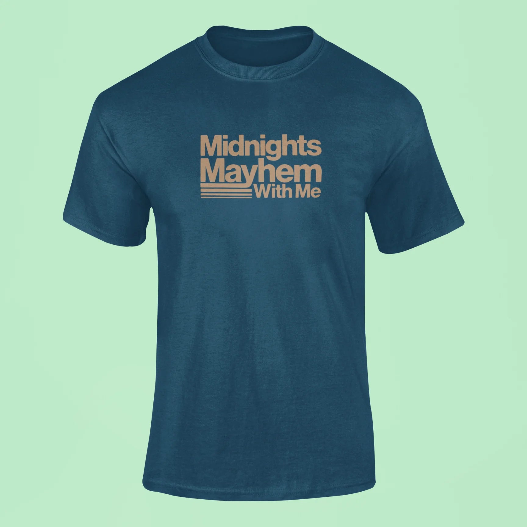 midnights mayhem with me t shirt navy blue