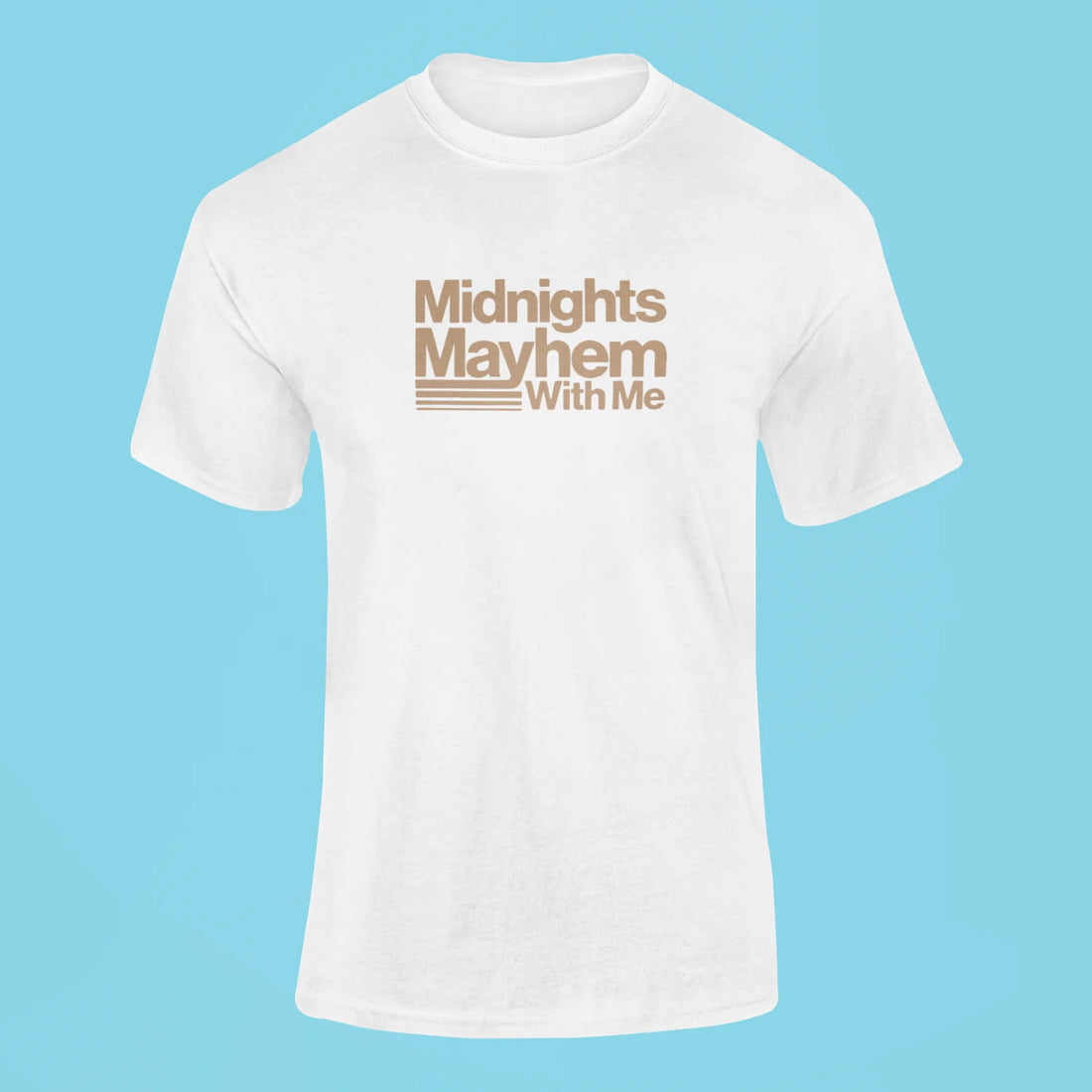 midnights mayhem with me t shirt black