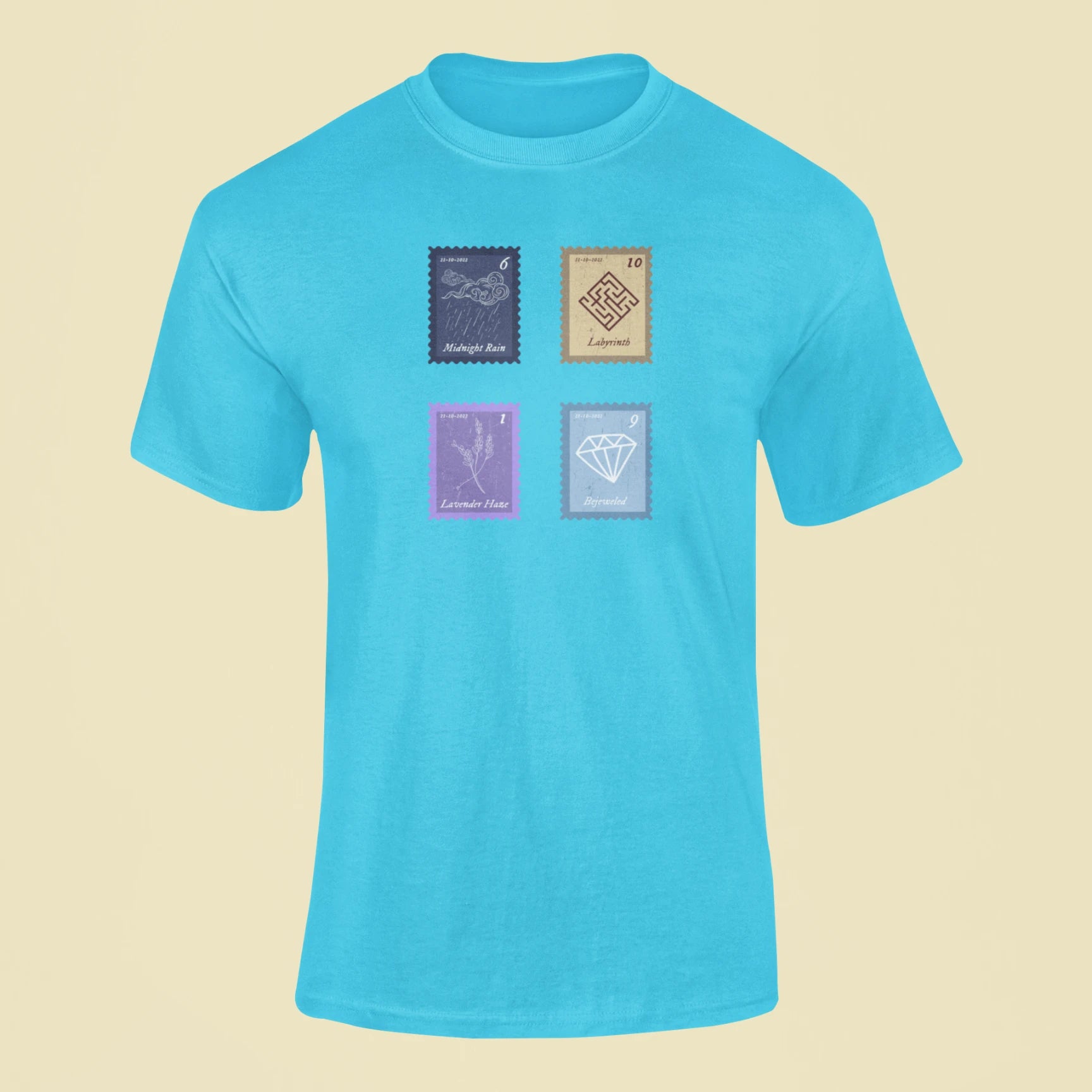 midnights song stamps midnight rain t shirt sly blue