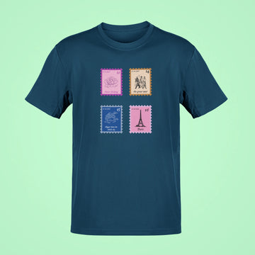 midnights song stamps sweet nothing oversized t shirt navy blue