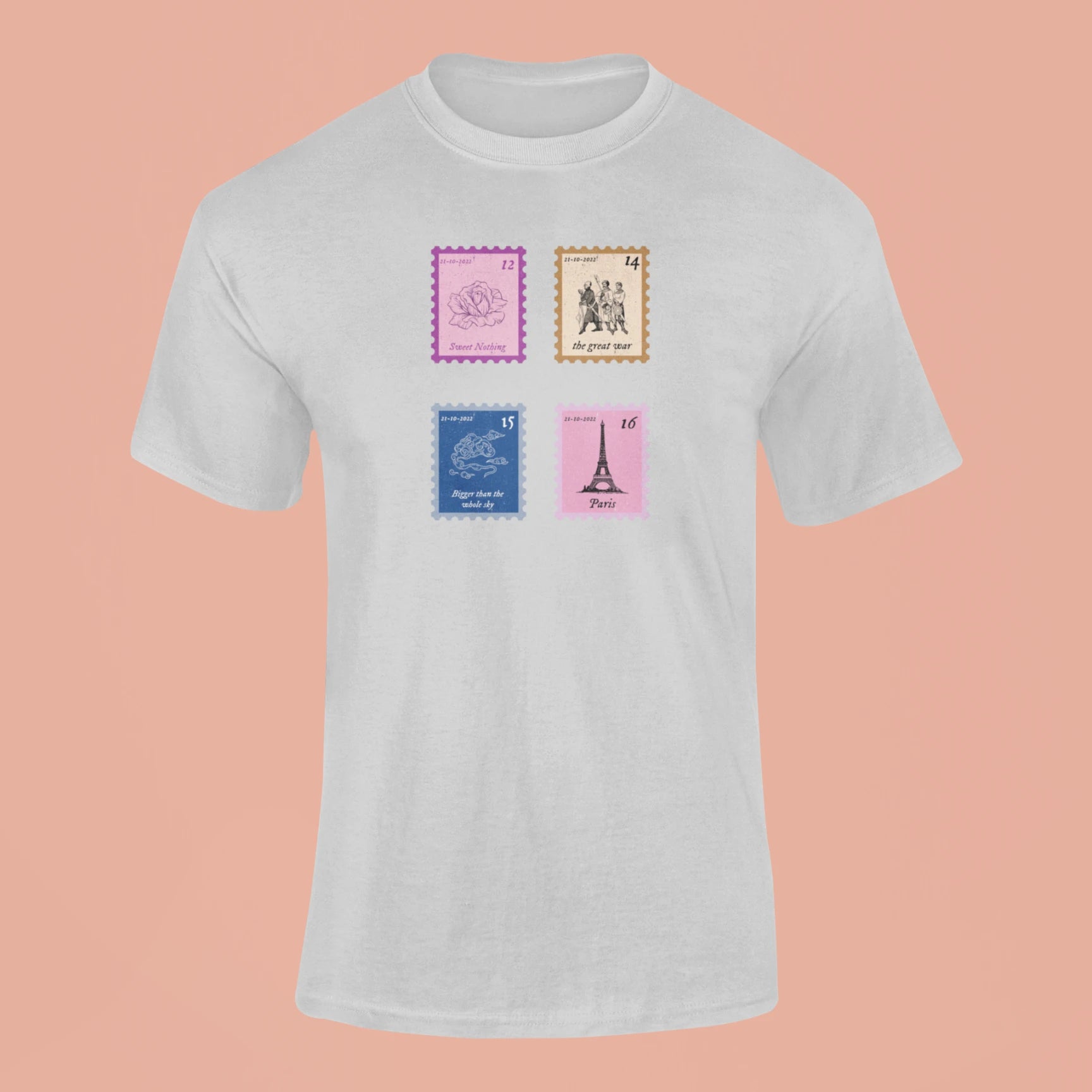 midnights song stamps sweet nothing t shirt grey