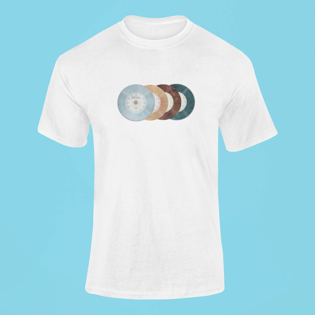 midnights vinyl cd t shirt sky blue