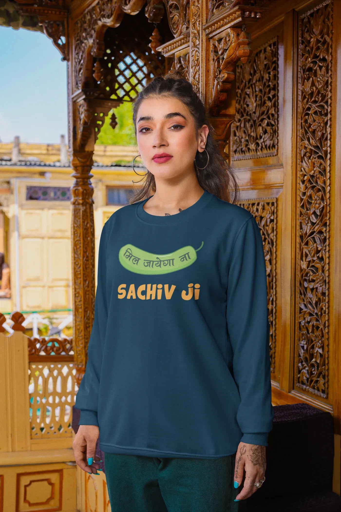 Mil jayega na sachiv ji Unisex Sweatshirt