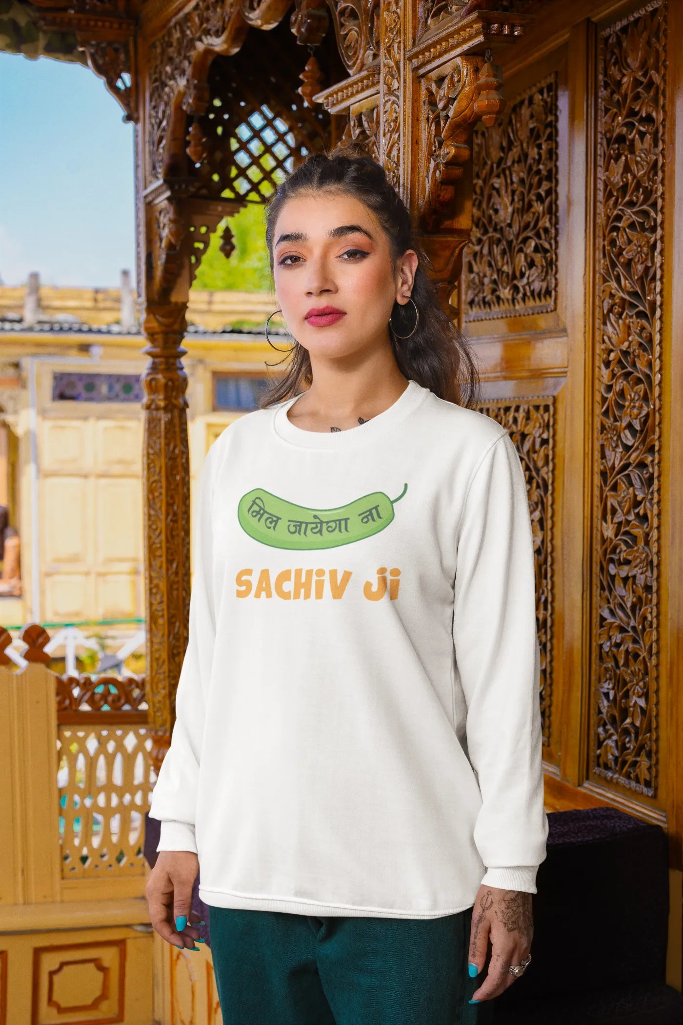 Mil jayega na sachiv ji Unisex Sweatshirt