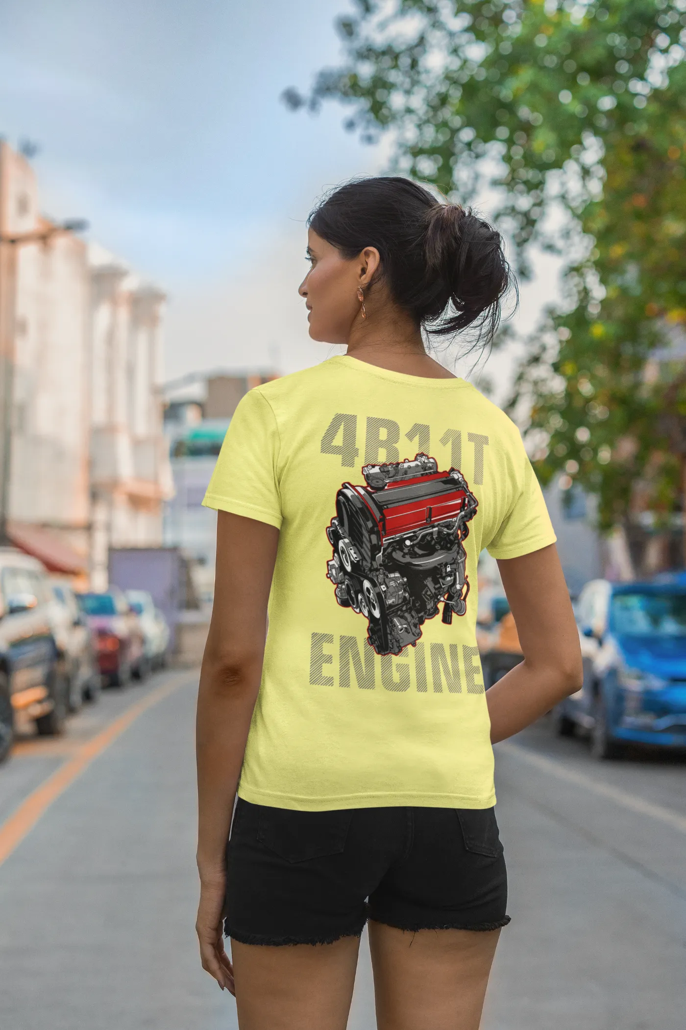 Mitsubishi Lancer Evolution 4B11T Engine T-Shirt