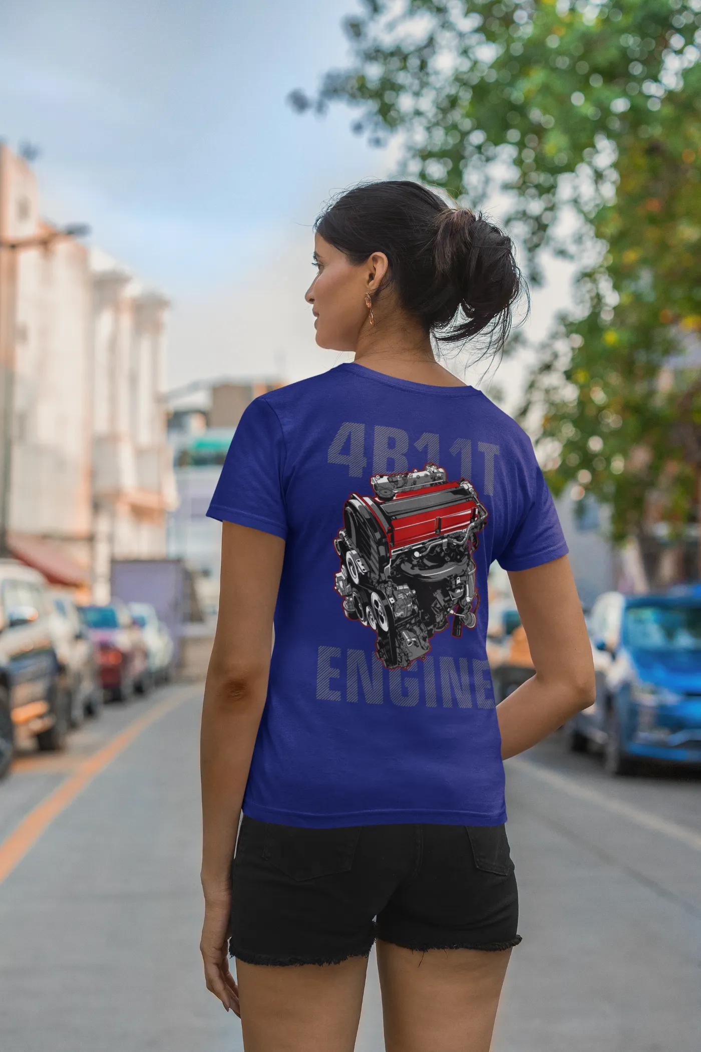 Mitsubishi Lancer Evolution 4B11T Engine T-Shirt