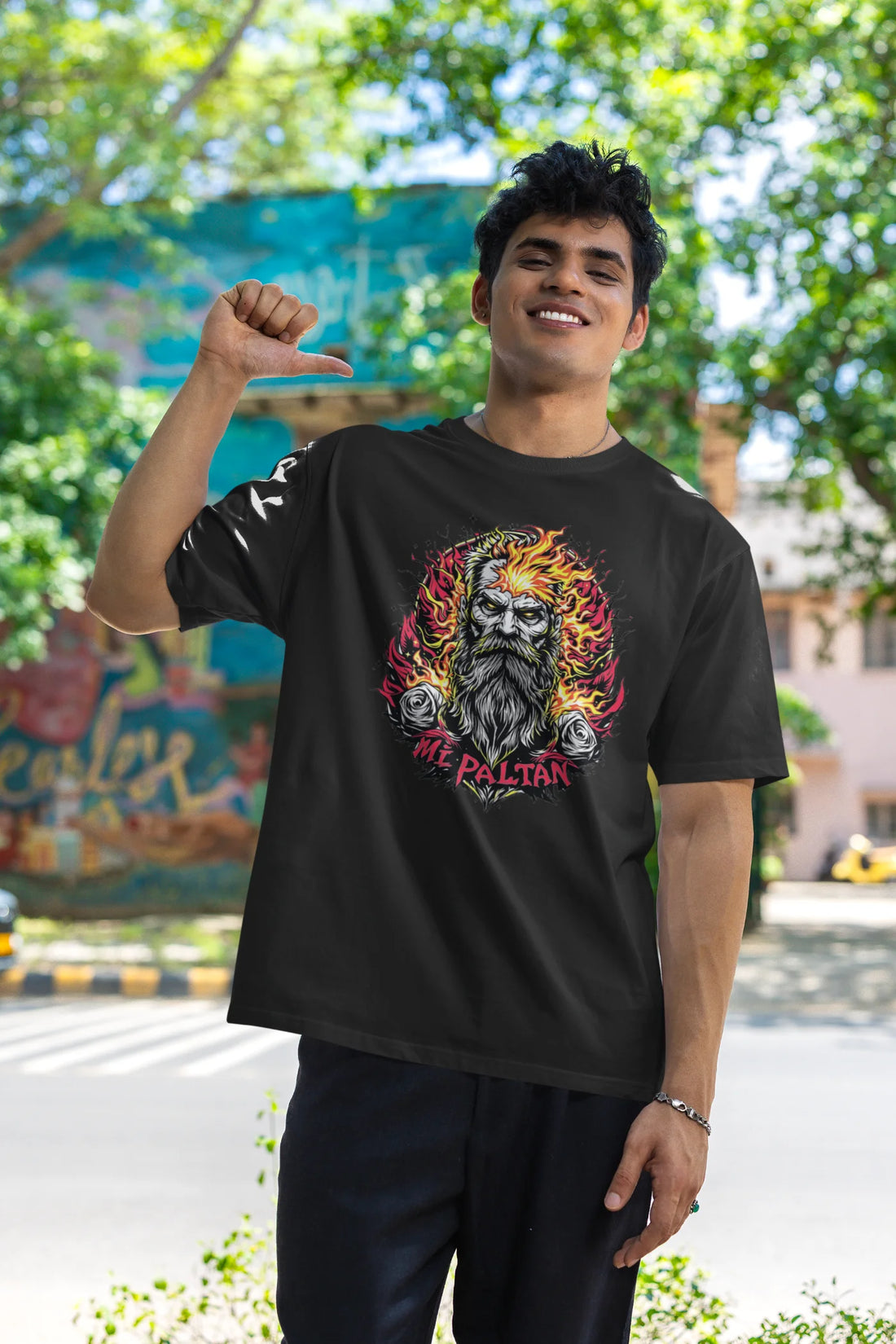 Mumbai Indians Paltan Oversized T-shirt