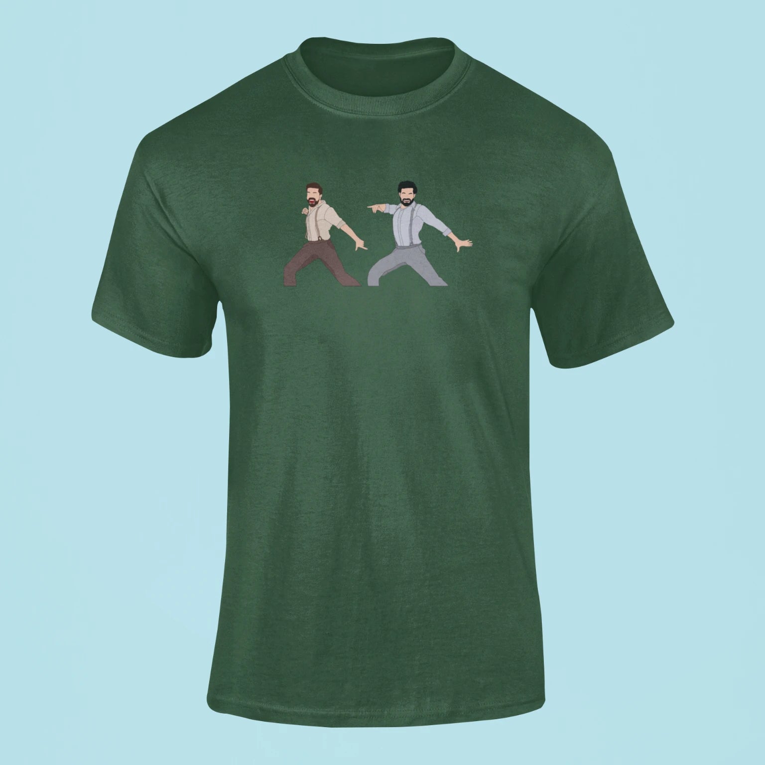 natu natu t shirt green