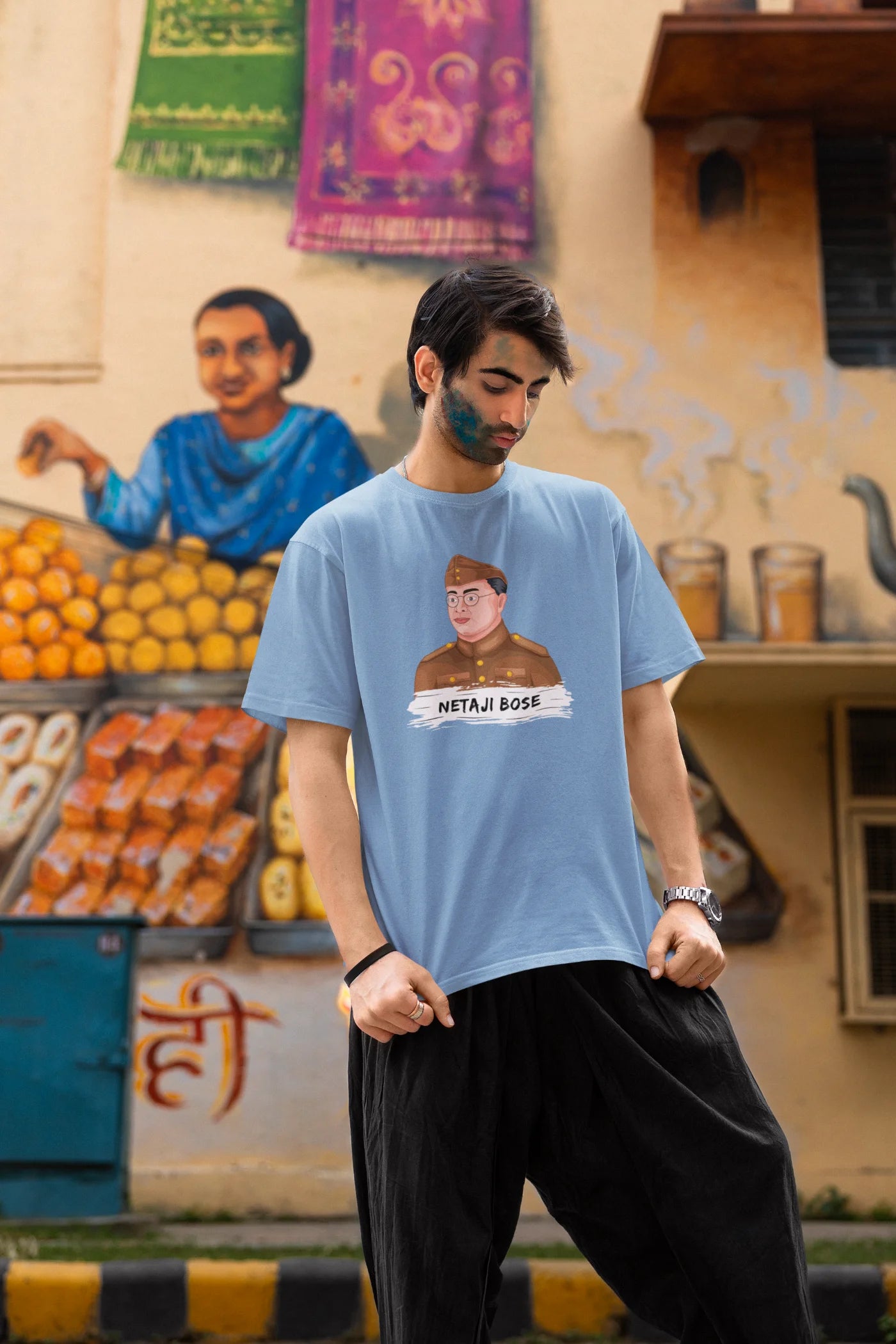 Netaji Subhash Chandra Bose Oversized T-Shirt