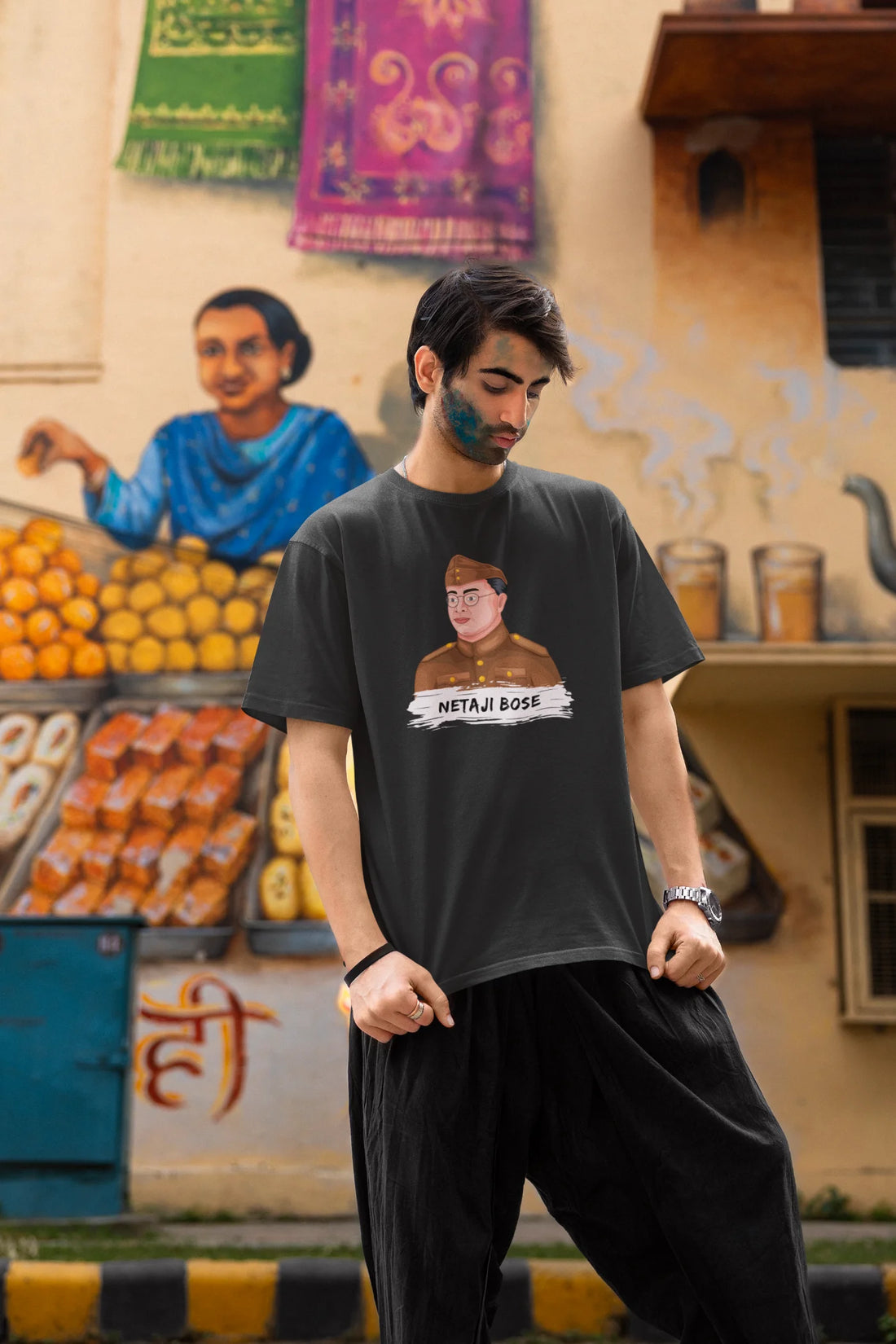 Netaji Subhash Chandra Bose Oversized T-Shirt