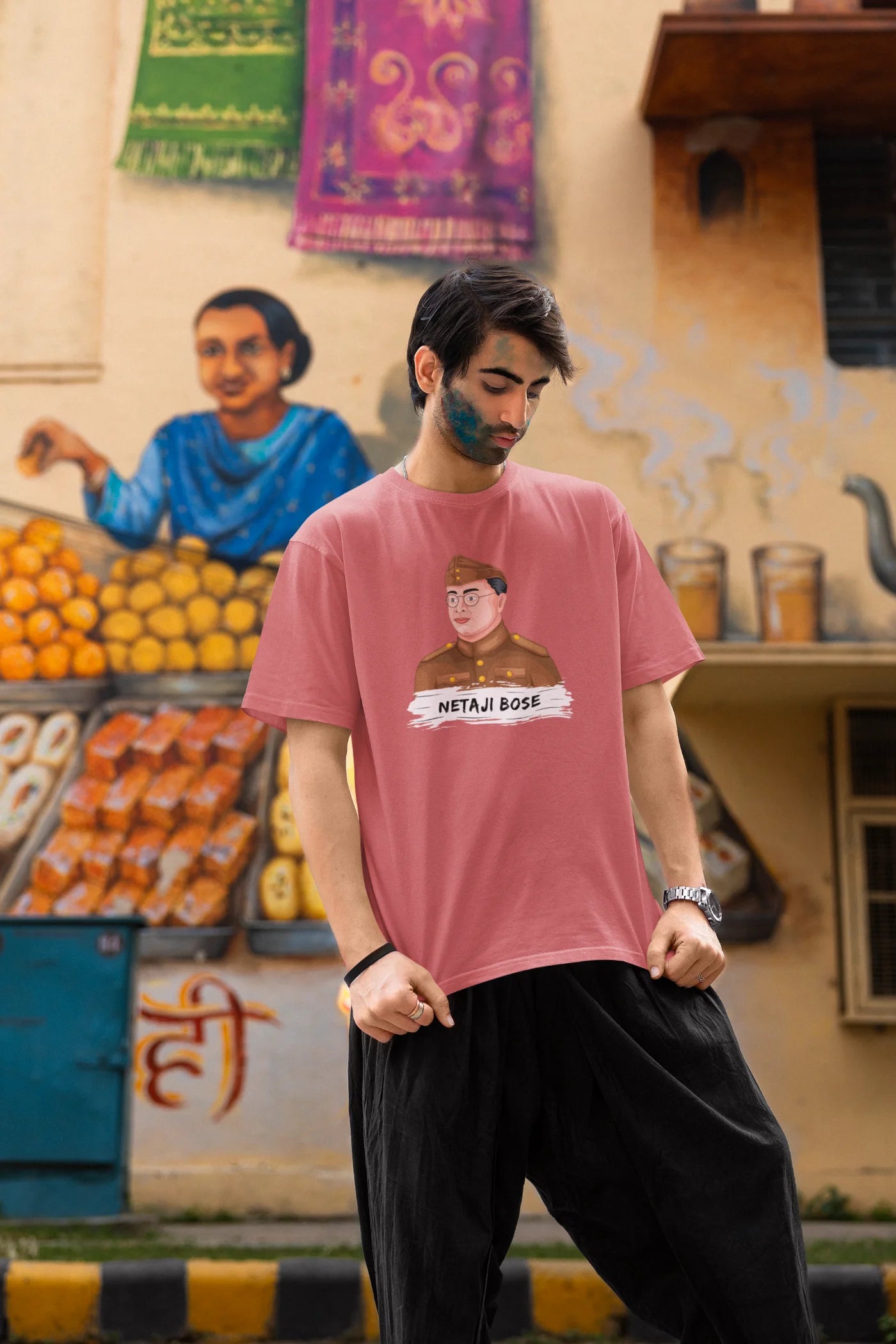 Netaji Subhash Chandra Bose Oversized T-Shirt