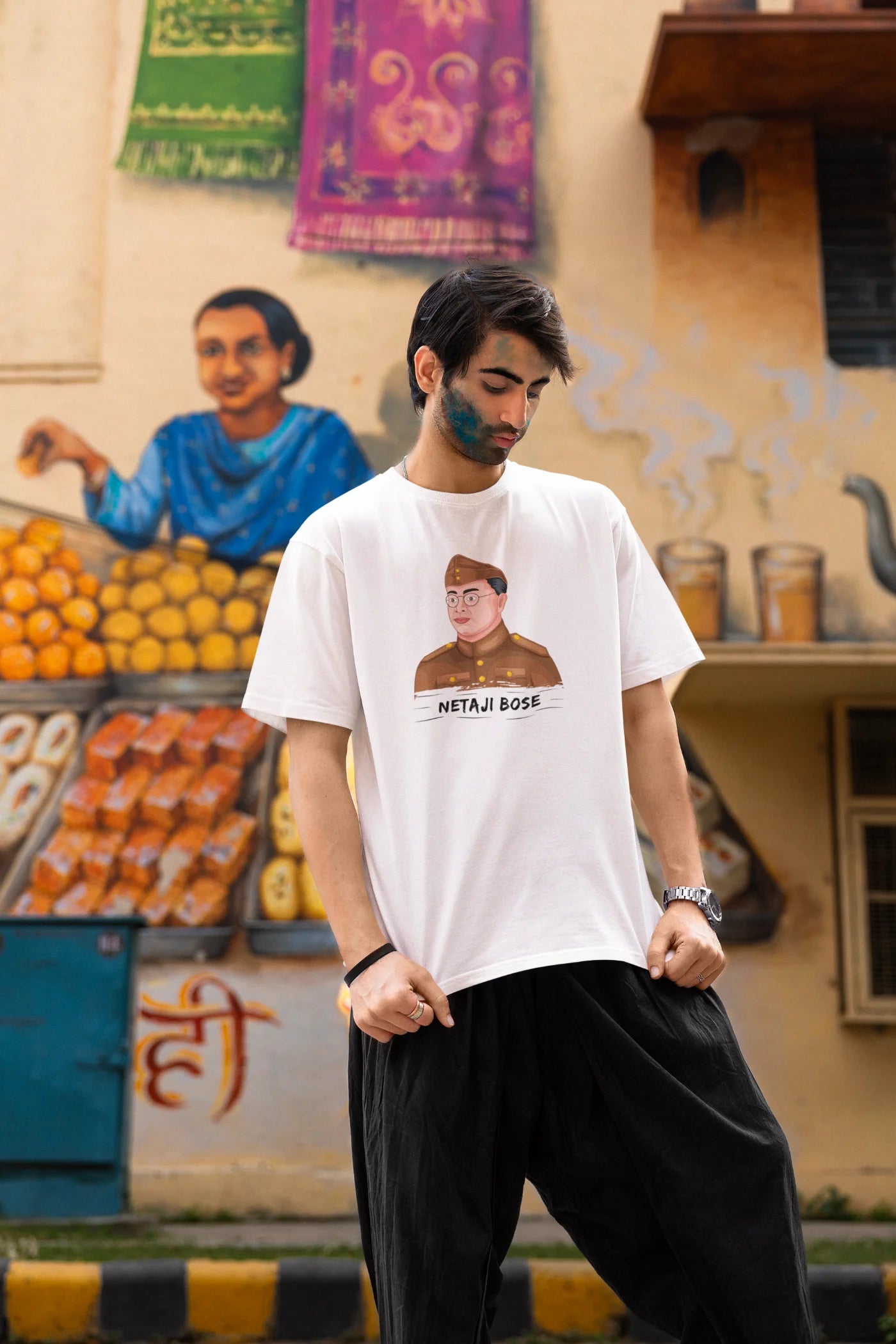 Netaji Subhash Chandra Bose Oversized T-Shirt