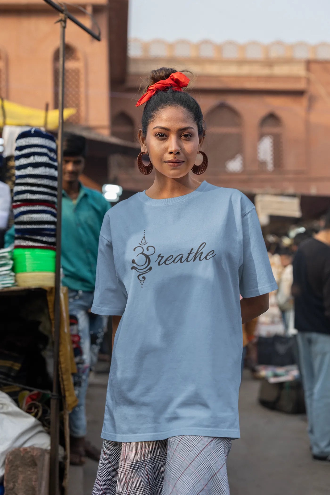 Om Breathe oversized T-shirt