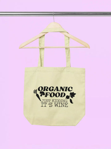 organic food just kidding its wine scaled