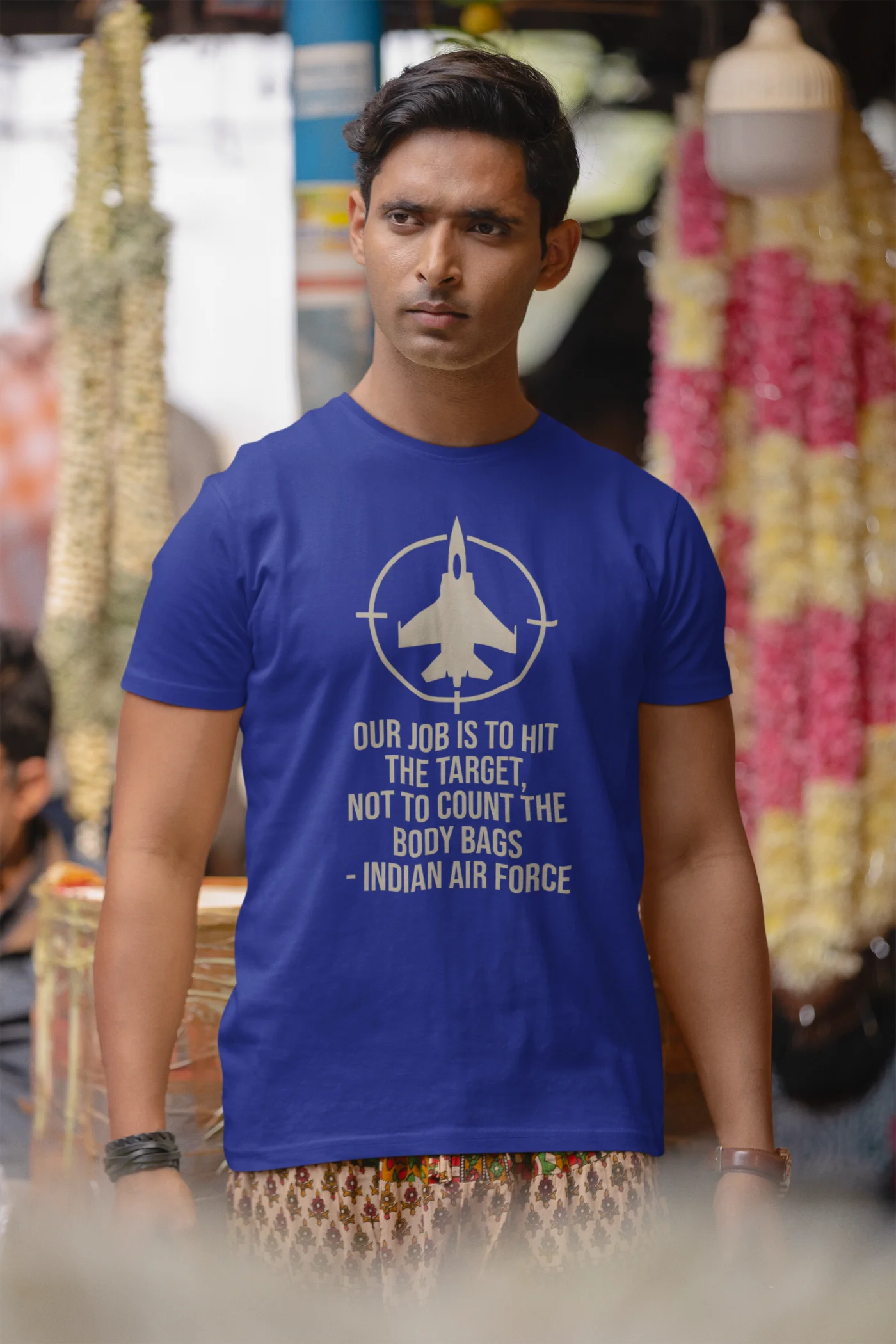 Our job is to hit the target, not to count the body bags - IAF T-Shirt