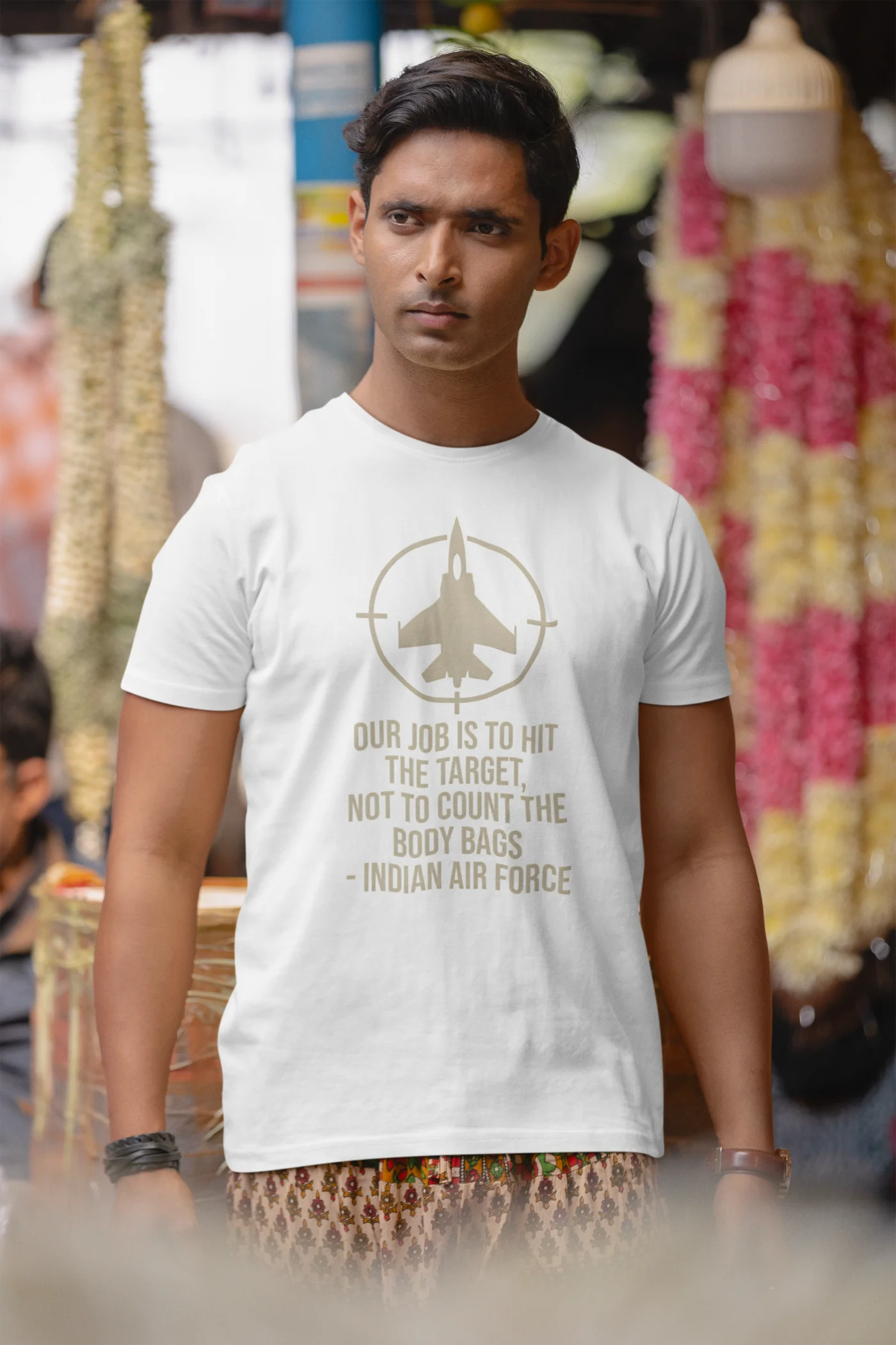 Our job is to hit the target, not to count the body bags - IAF T-Shirt