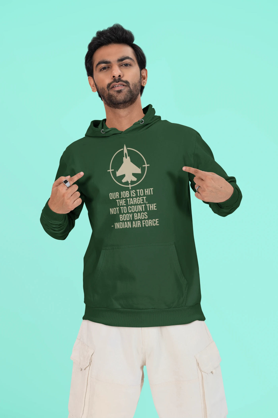 Our job is to hit the target not to count the body bags - IAF Unisex Hoodie