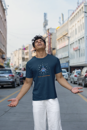 T-shirt met de tekst "Piloot in opleiding"
