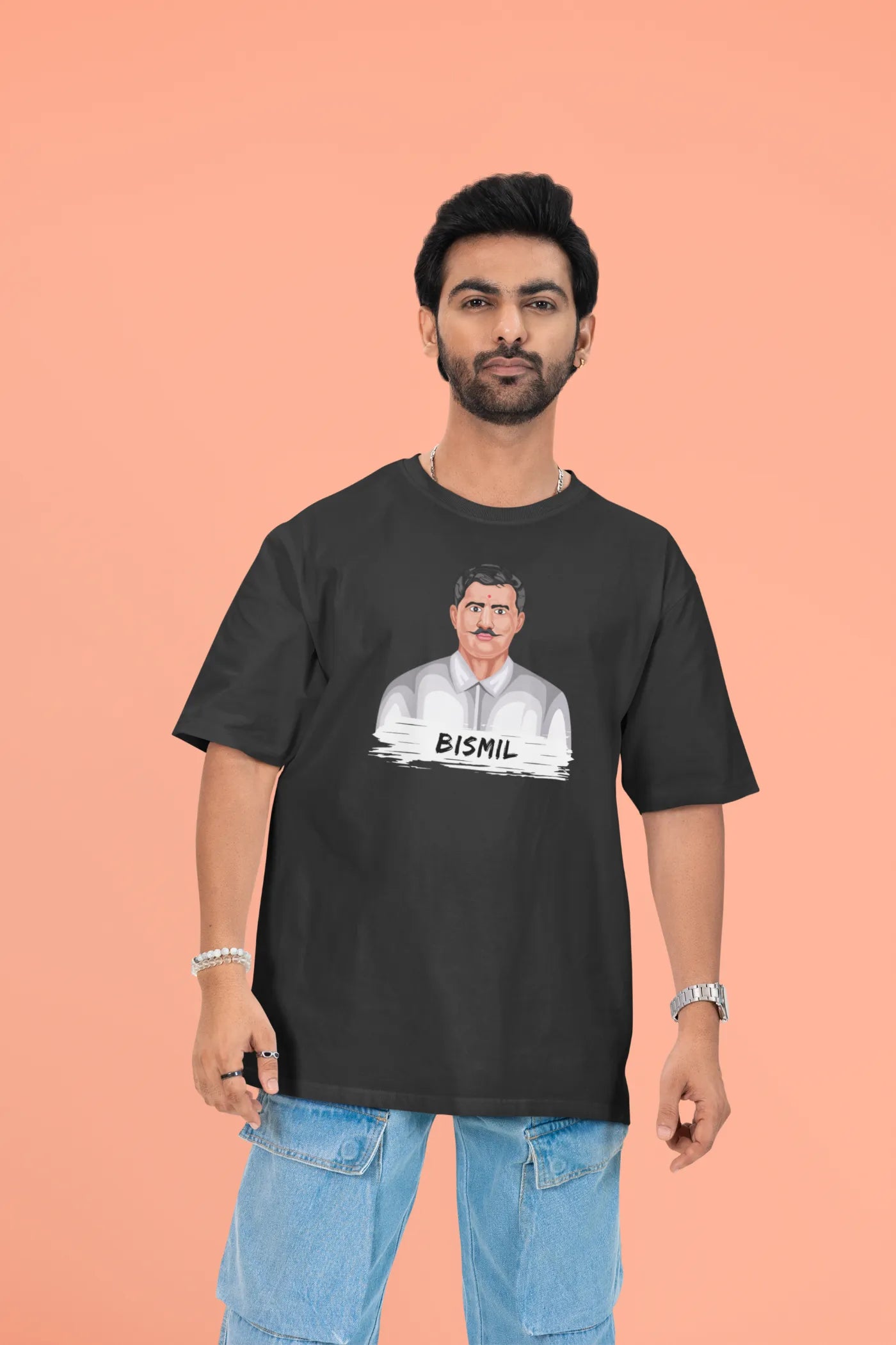 Ramprasad Bismil Oversized T-Shirt