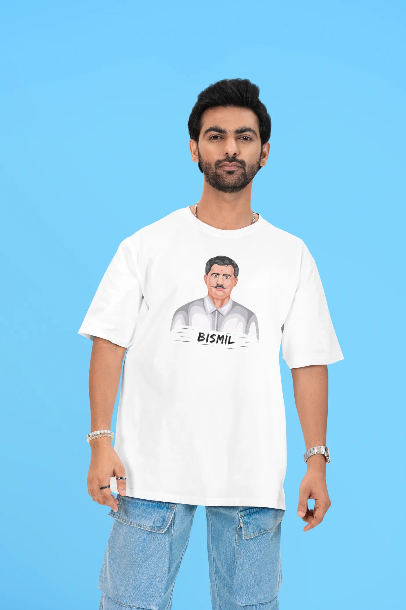 Ramprasad Bismil Oversized T-Shirt
