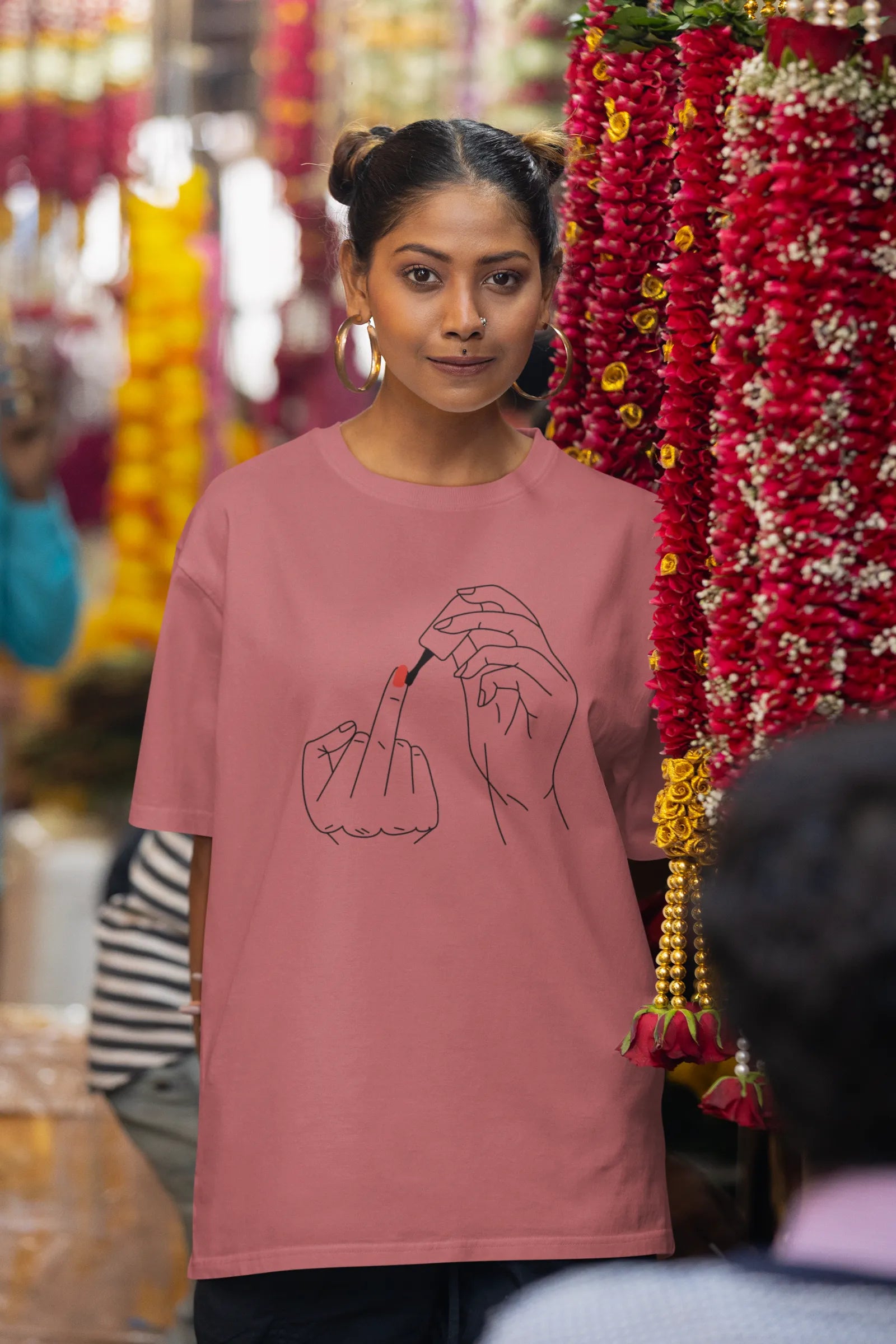 Rebel girl Oversized T-Shirt