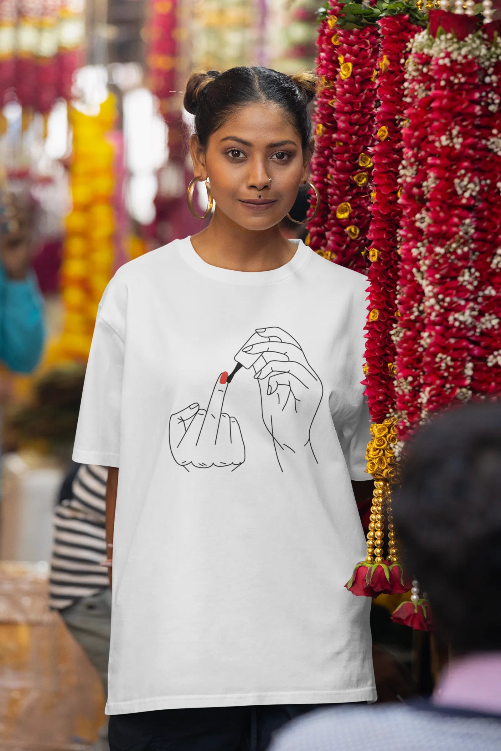 Rebel girl Oversized T-Shirt