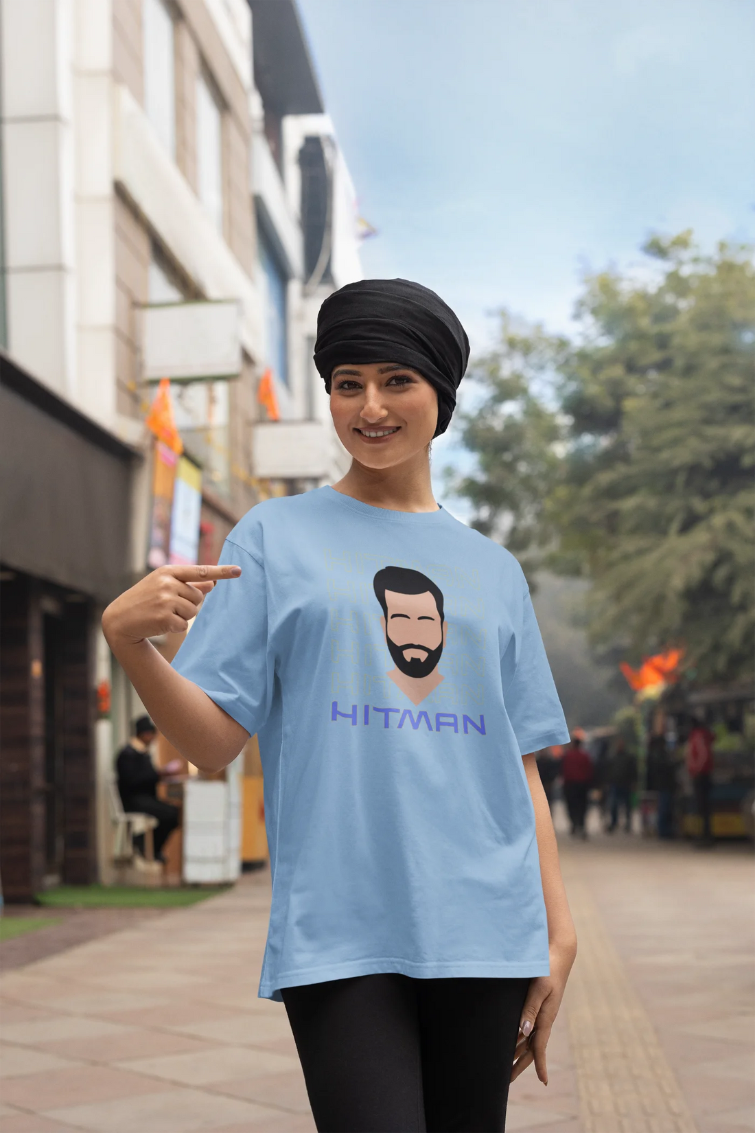Rohit Sharma The Hitman Oversized T-Shirt