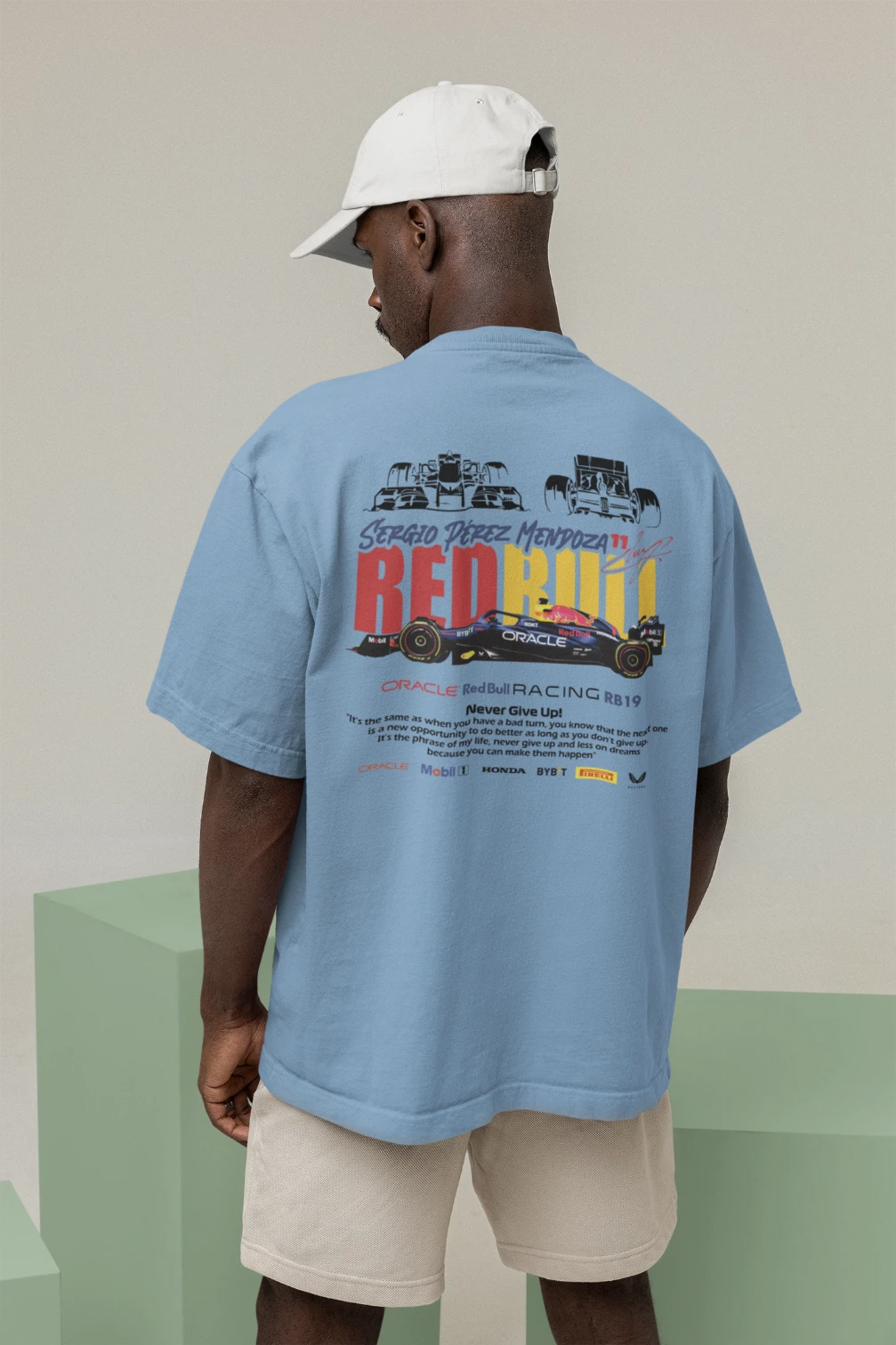 Sergio Perez Red Bull F1 Oversized T-Shirt
