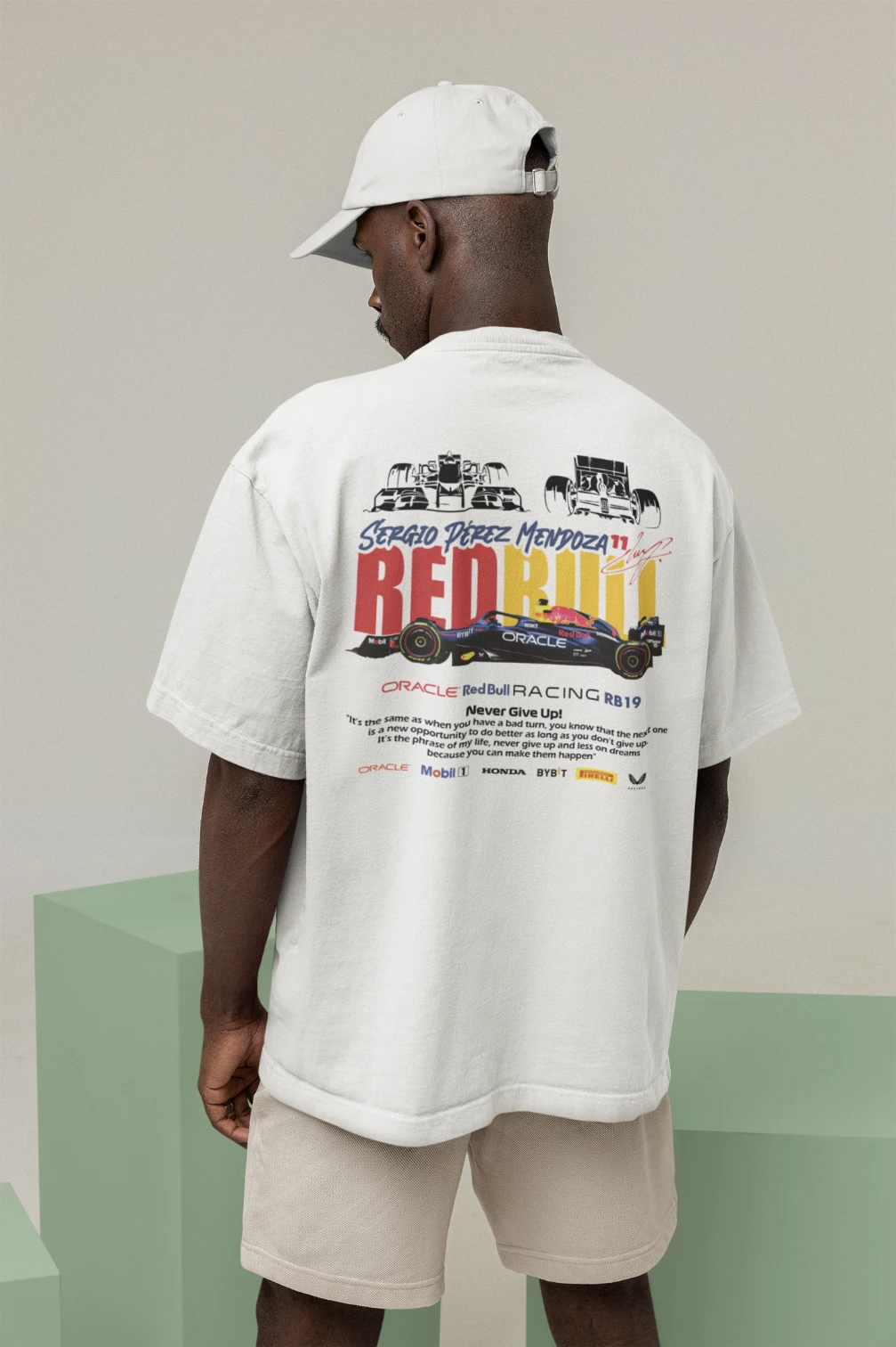 Sergio Perez Red Bull F1 oversized T-shirt