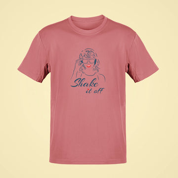 shake it off oversized t shirt rose