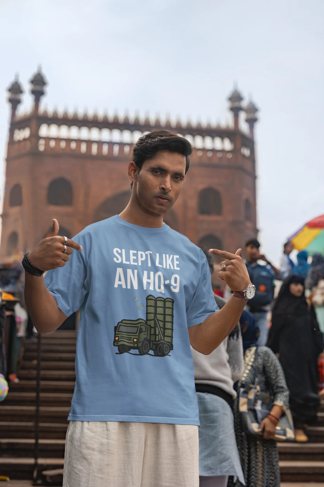 Slept like an HQ-9 Oversized T-Shirt