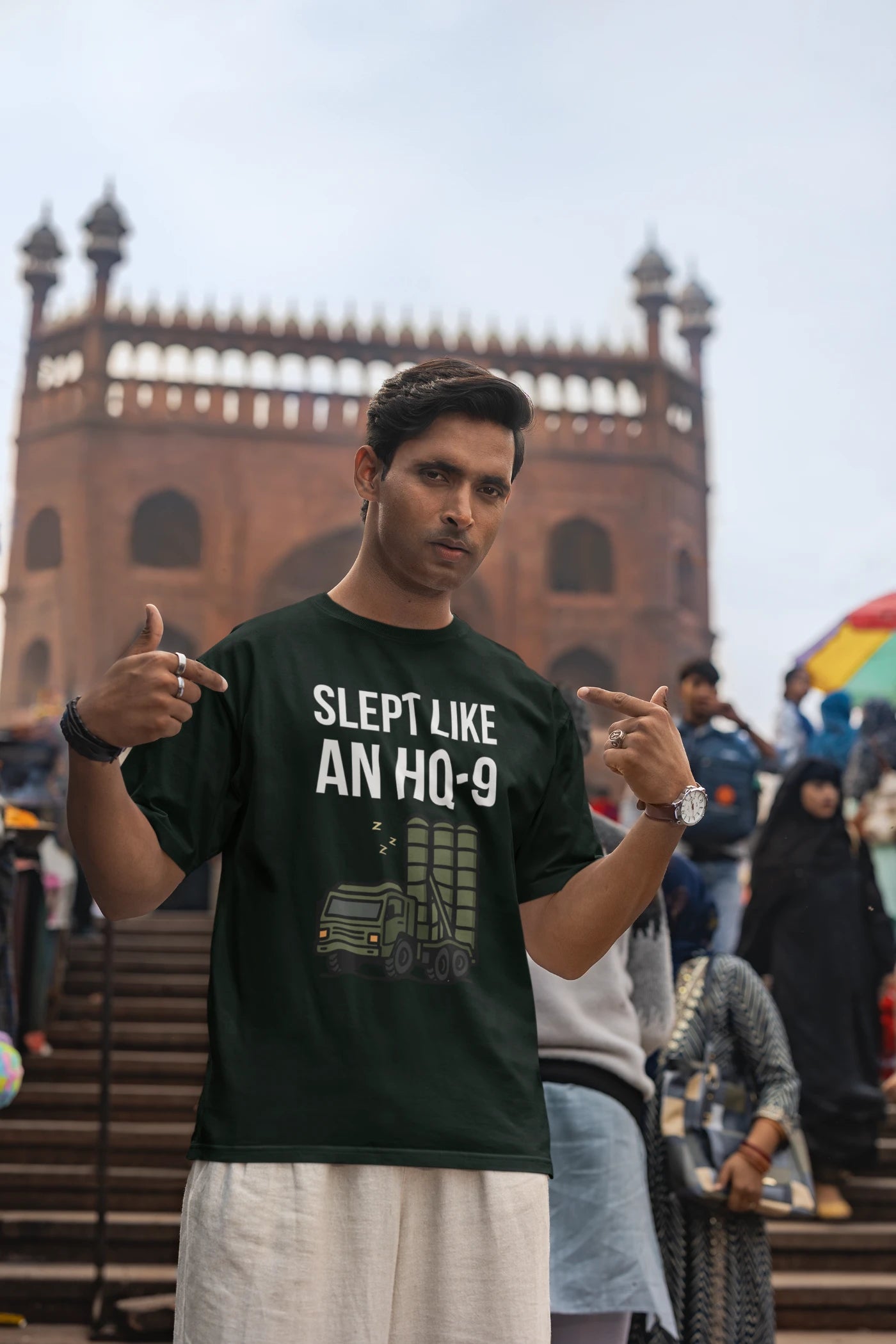 Slept like an HQ-9 Oversized T-Shirt